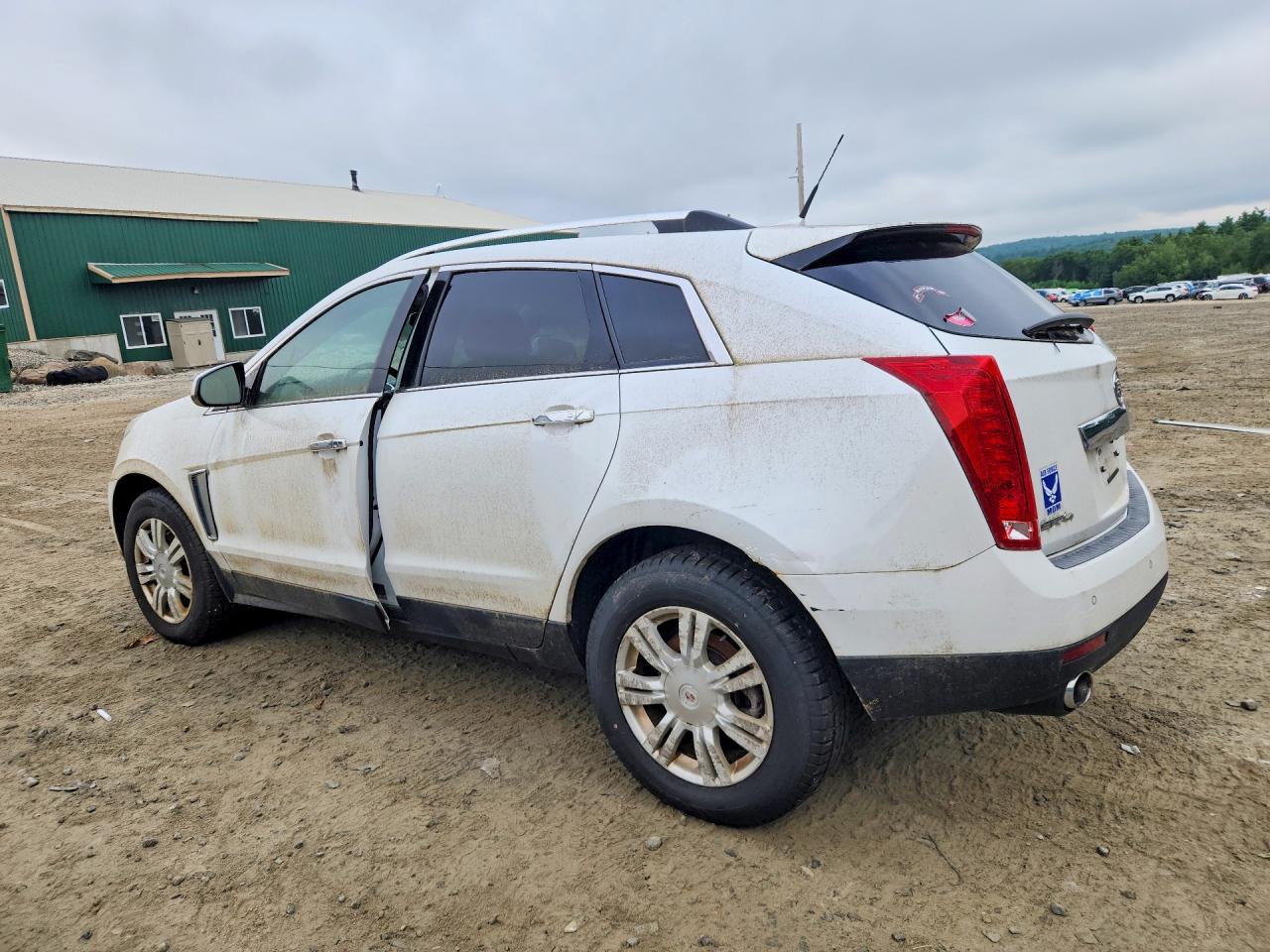 2013 Cadillac Srx White vin: 3GYFNGE30DS569933