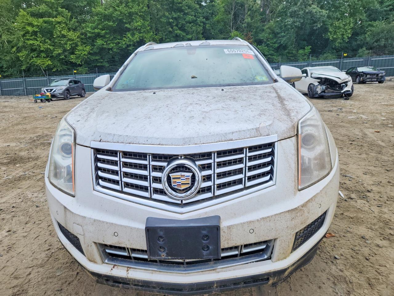 2013 Cadillac Srx White vin: 3GYFNGE30DS569933