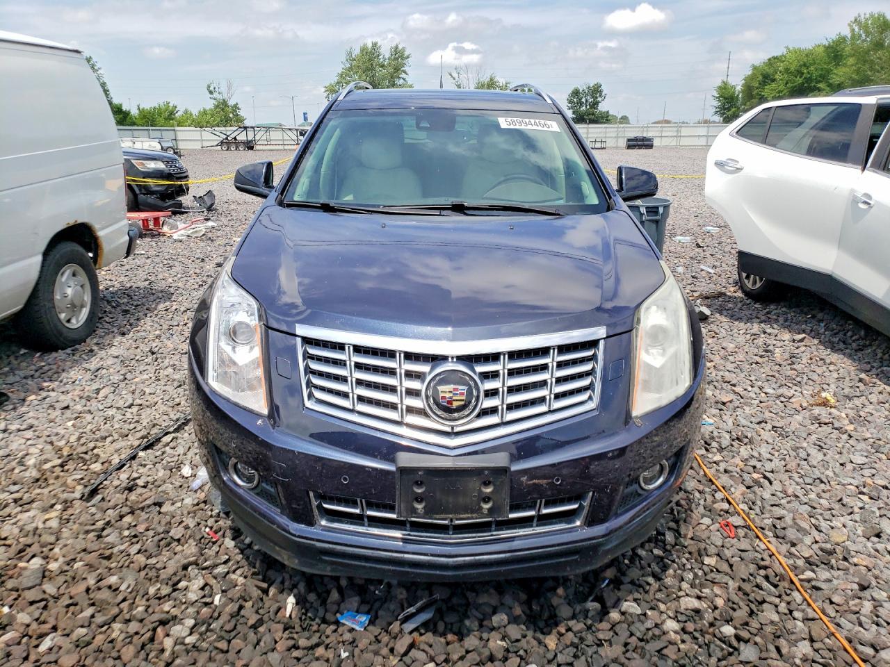2014 Cadillac Srx Premium Collection Blue vin: 3GYFNGE30ES590640