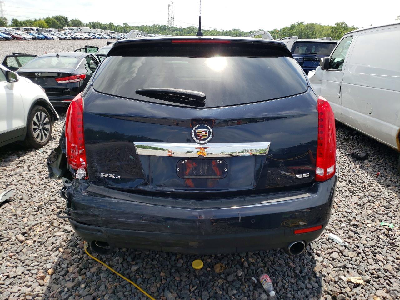 2014 Cadillac Srx Premium Collection Blue vin: 3GYFNGE30ES590640