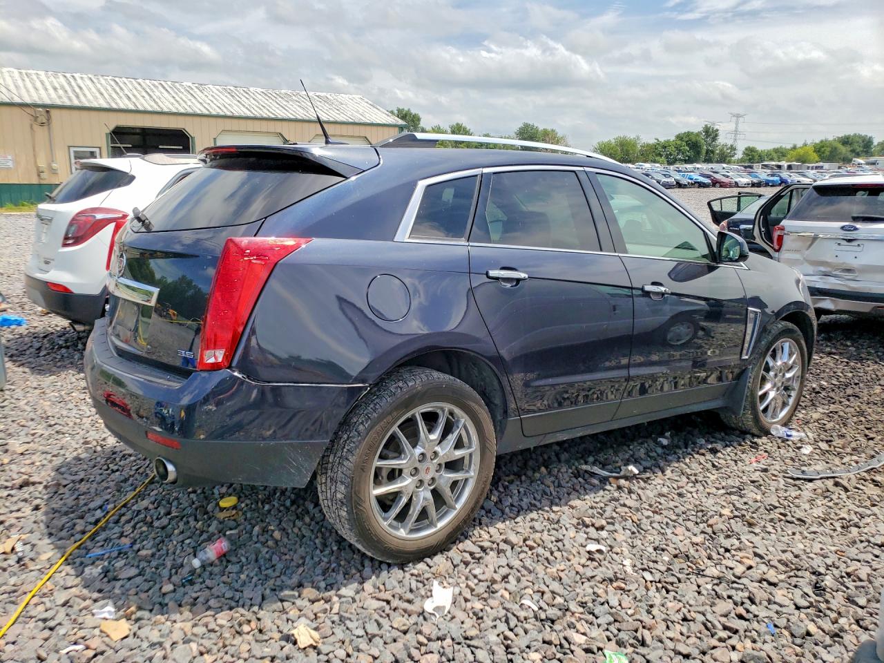 2014 Cadillac Srx Premium Collection Blue vin: 3GYFNGE30ES590640