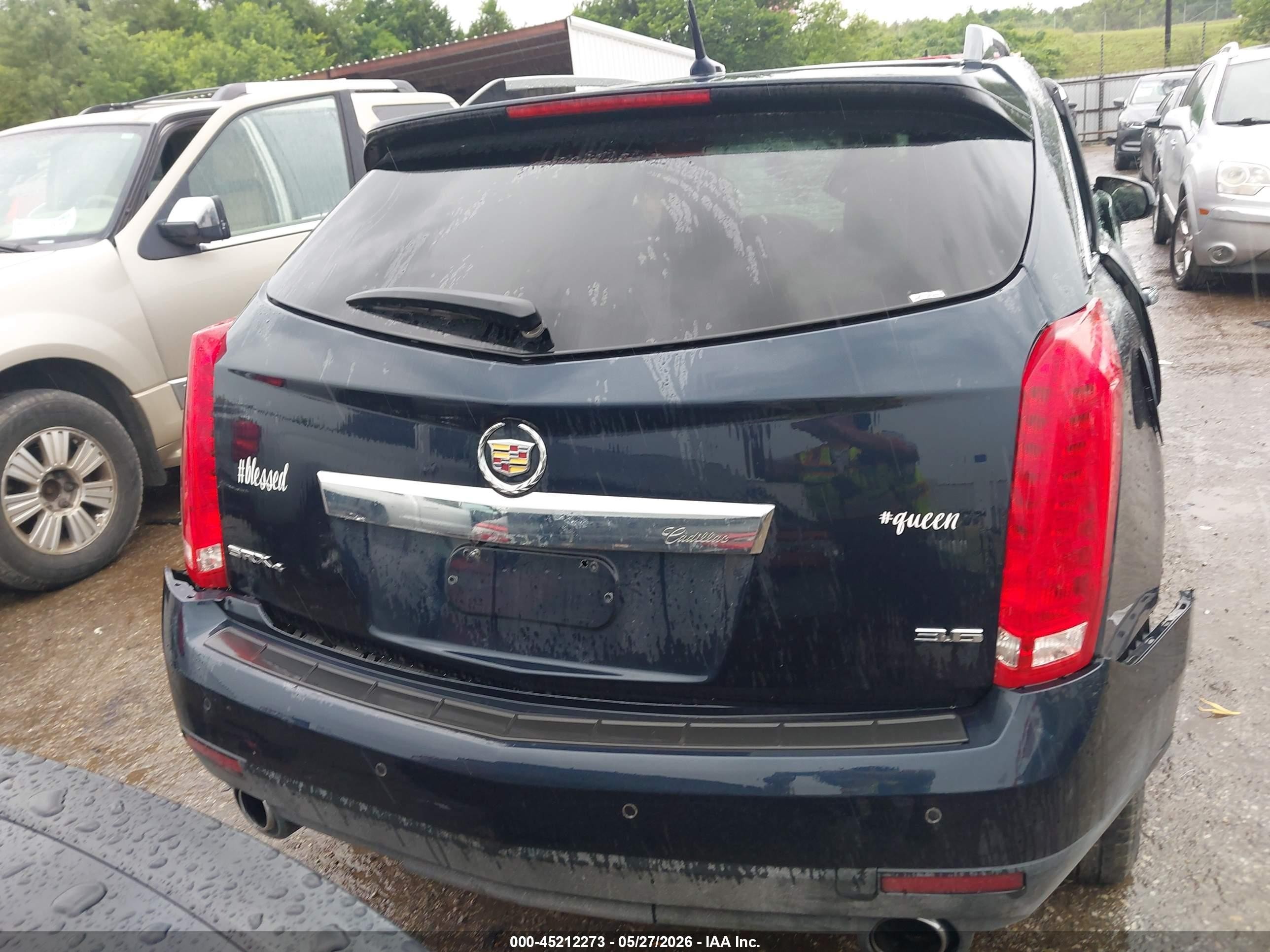 2014 Cadillac Srx Premium Collection Blue vin: 3GYFNGE30ES676952