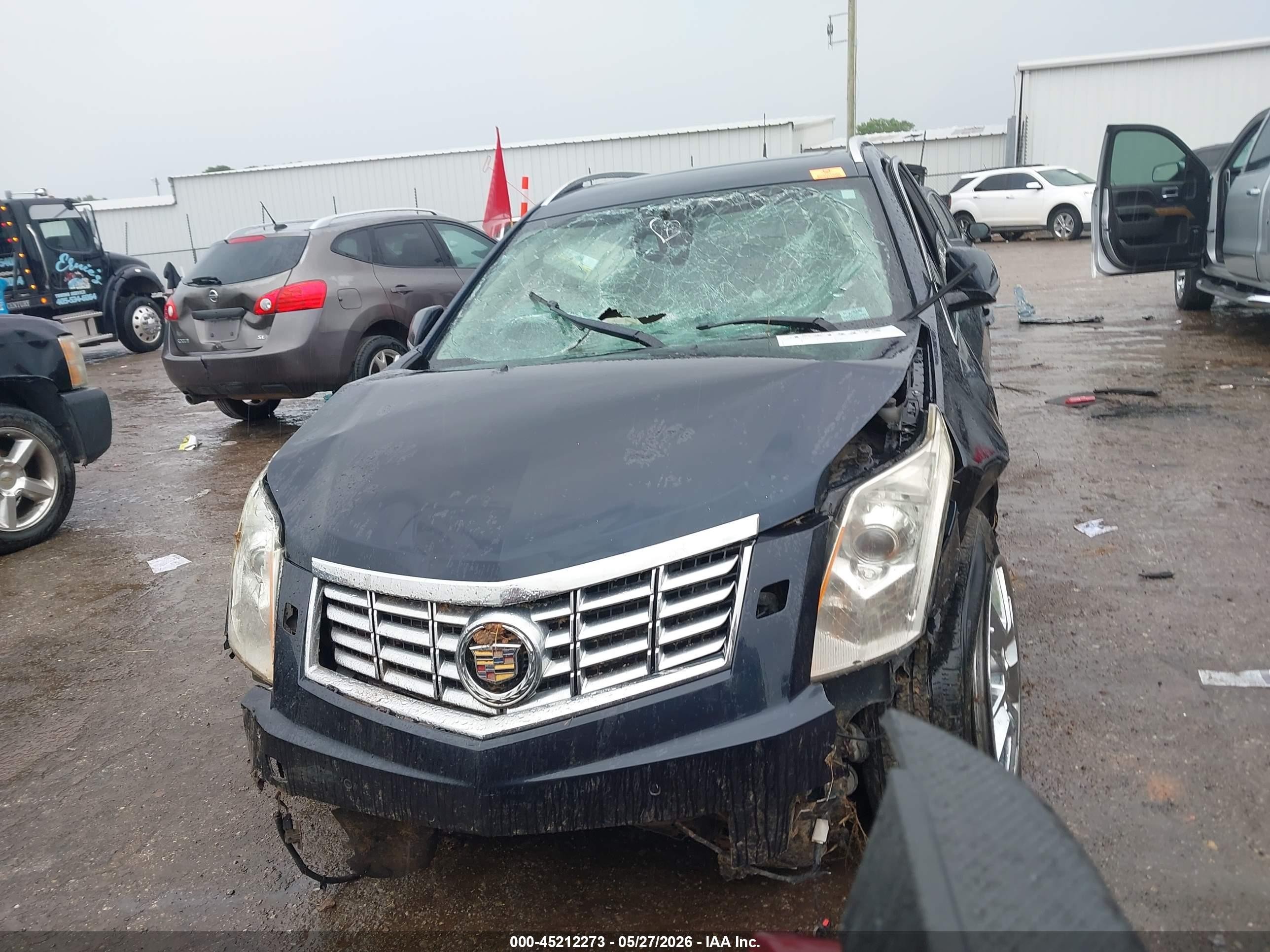 2014 Cadillac Srx Premium Collection Blue vin: 3GYFNGE30ES676952