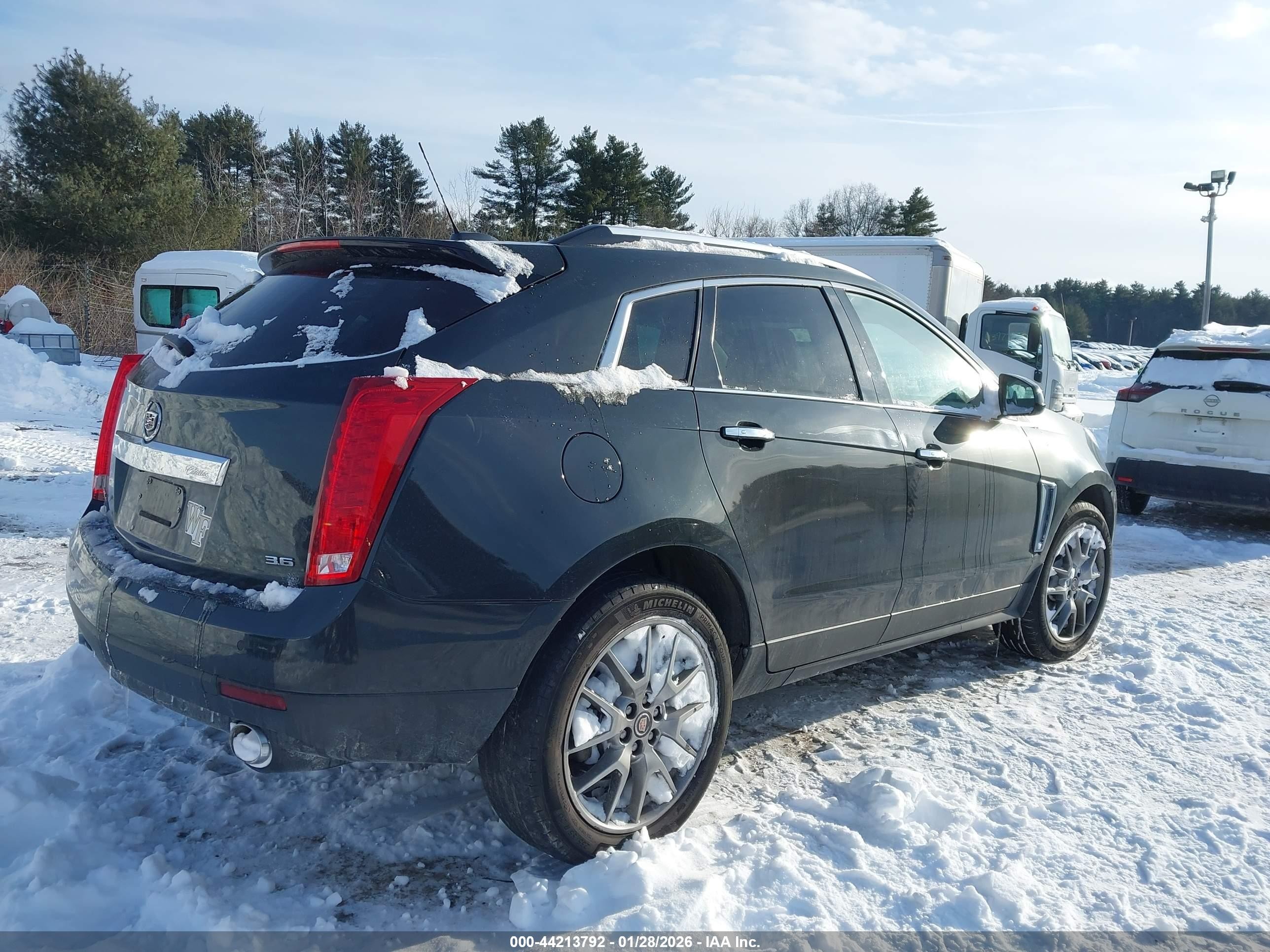 2015 Cadillac Srx Premium Collection Gray vin: 3GYFNGE30FS556425
