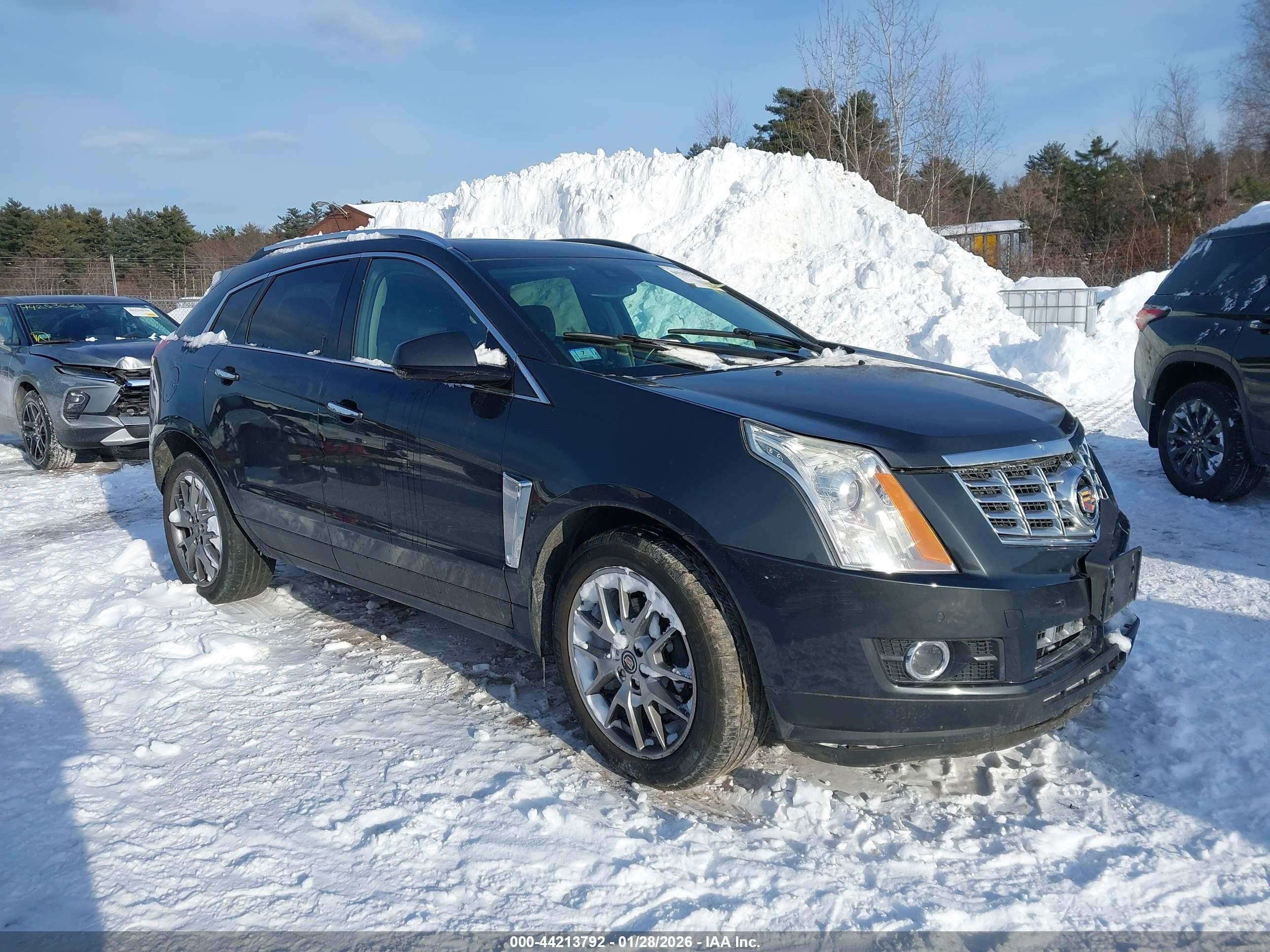 2015 Cadillac Srx Premium Collection Gray vin: 3GYFNGE30FS556425