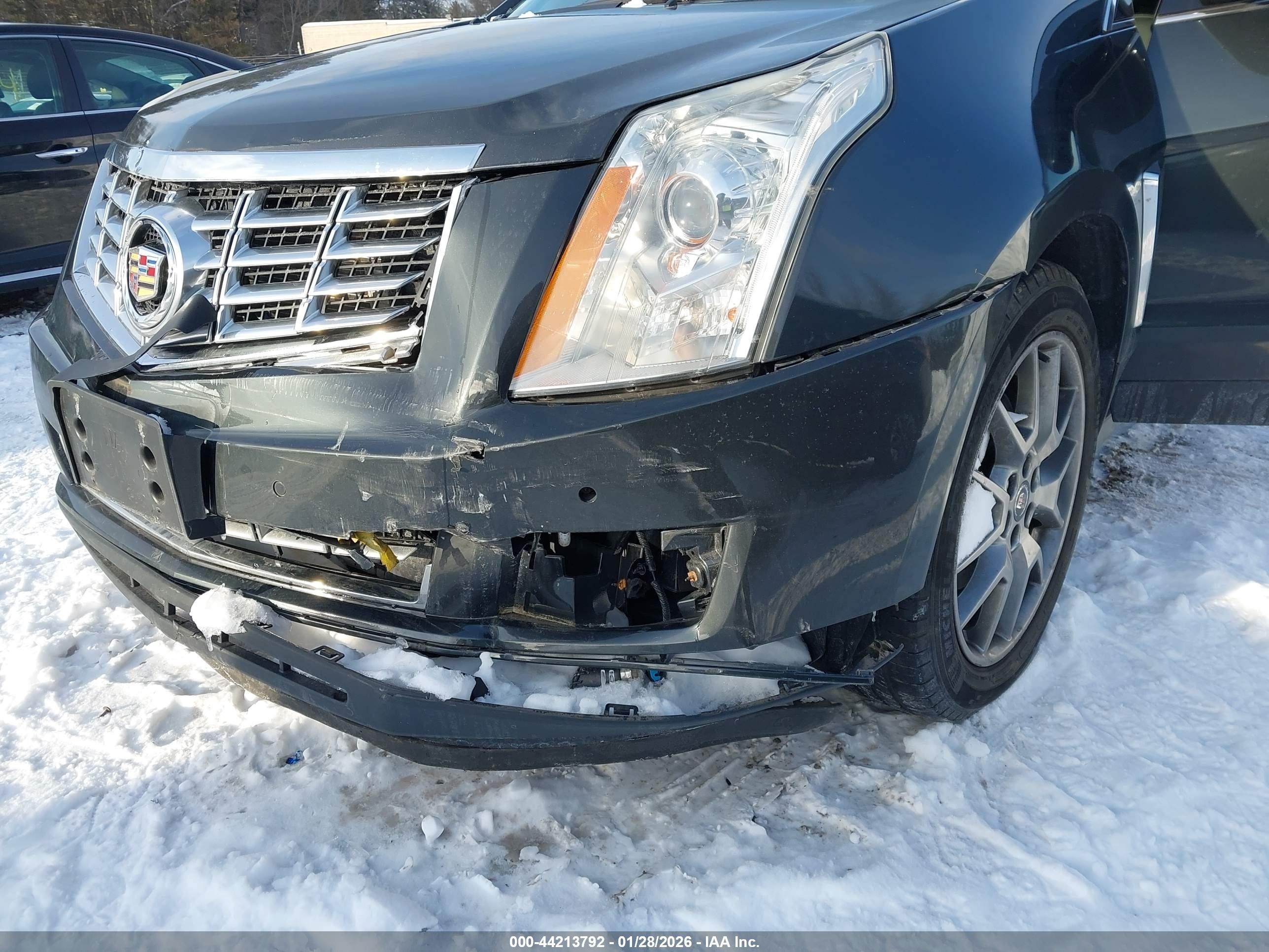2015 Cadillac Srx Premium Collection Gray vin: 3GYFNGE30FS556425