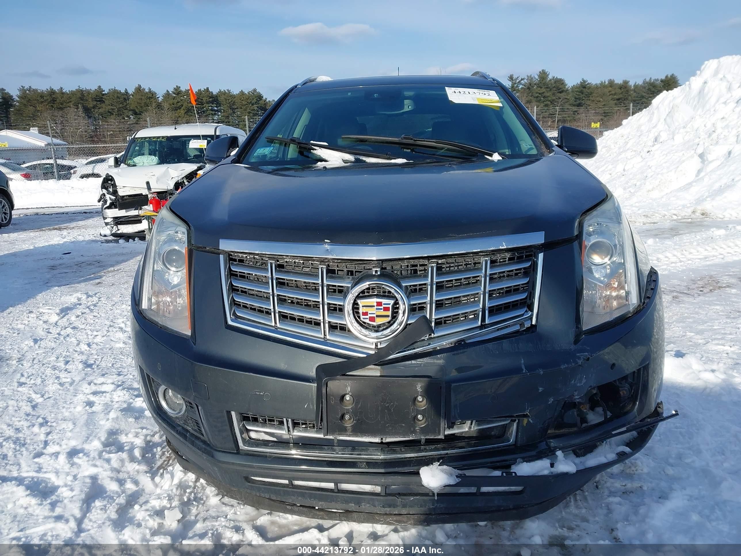 2015 Cadillac Srx Premium Collection Gray vin: 3GYFNGE30FS556425
