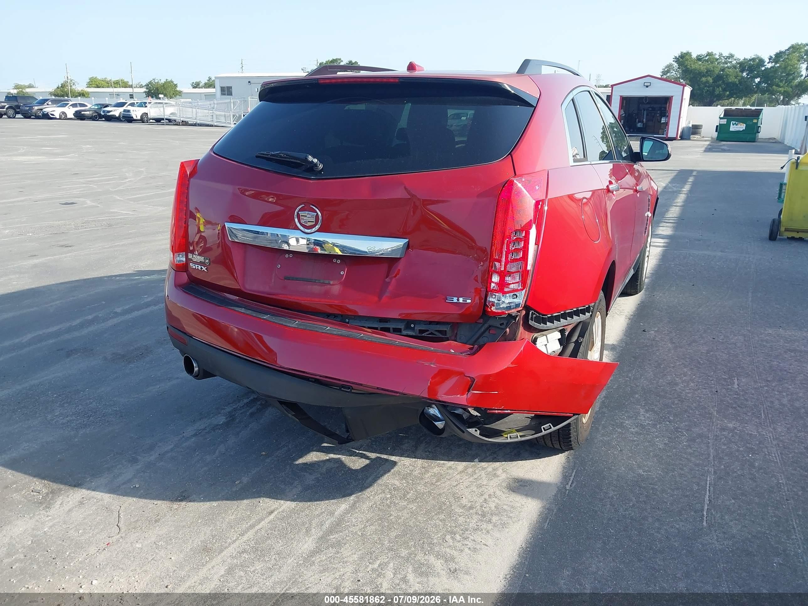 2012 Cadillac Srx Standard Red vin: 3GYFNGE31CS530301