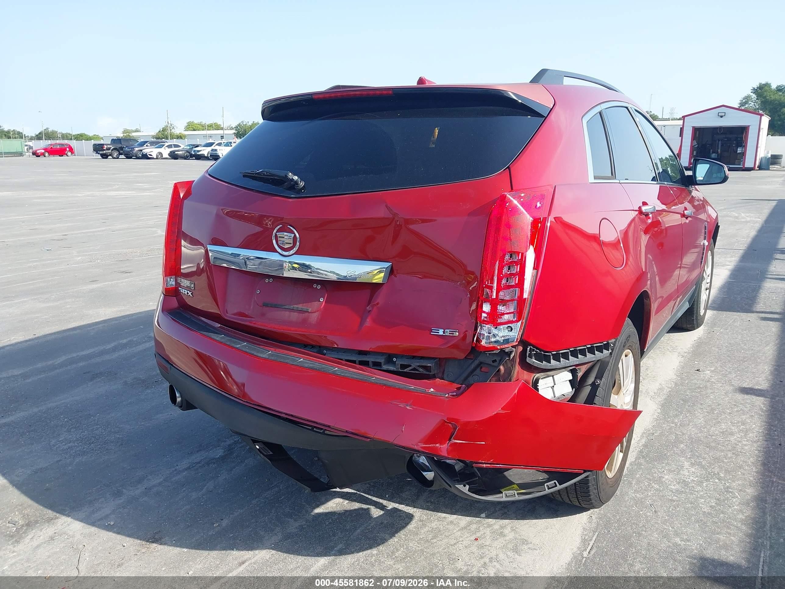 2012 Cadillac Srx Standard Red vin: 3GYFNGE31CS530301