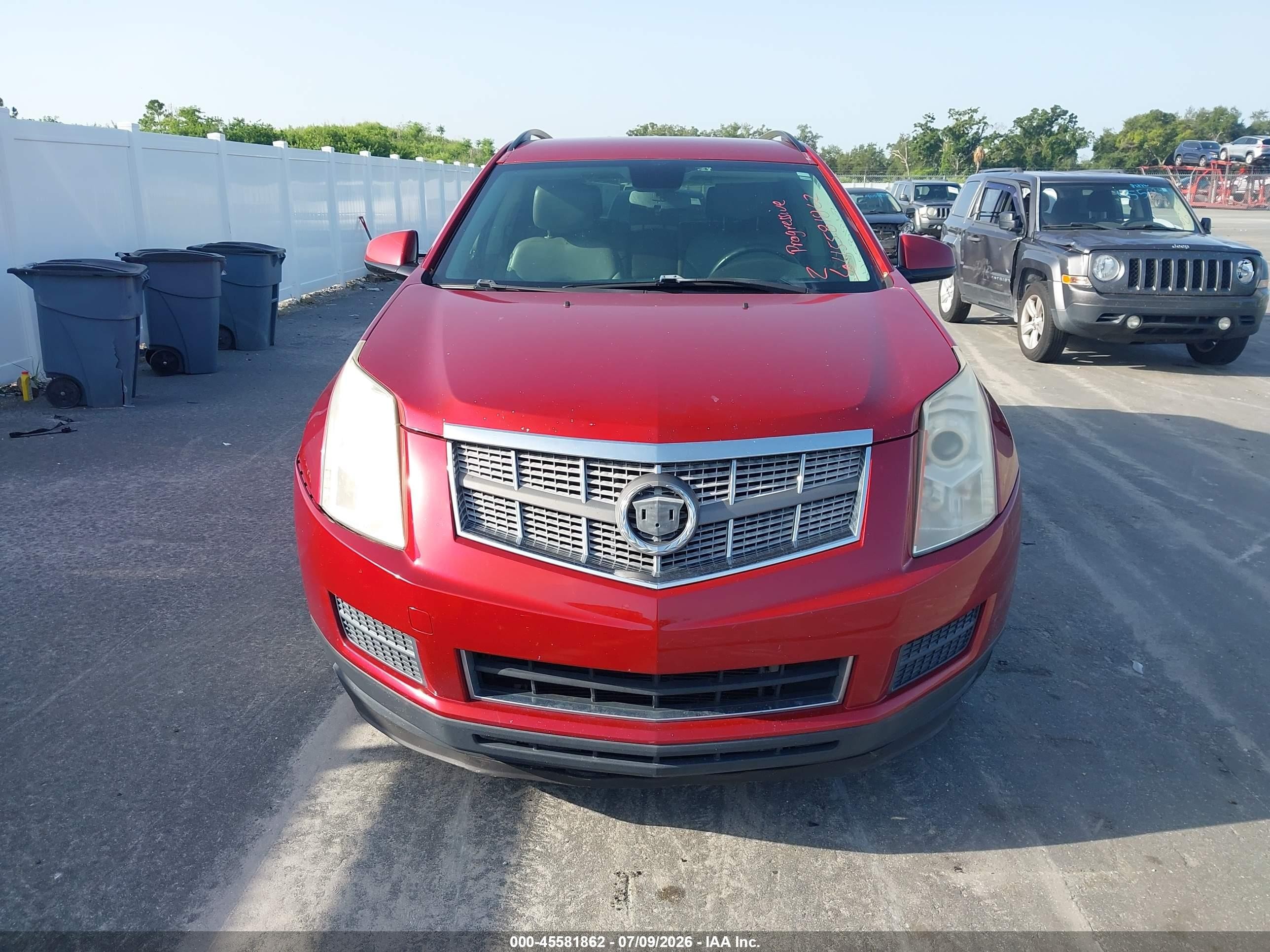 2012 Cadillac Srx Standard Red vin: 3GYFNGE31CS530301