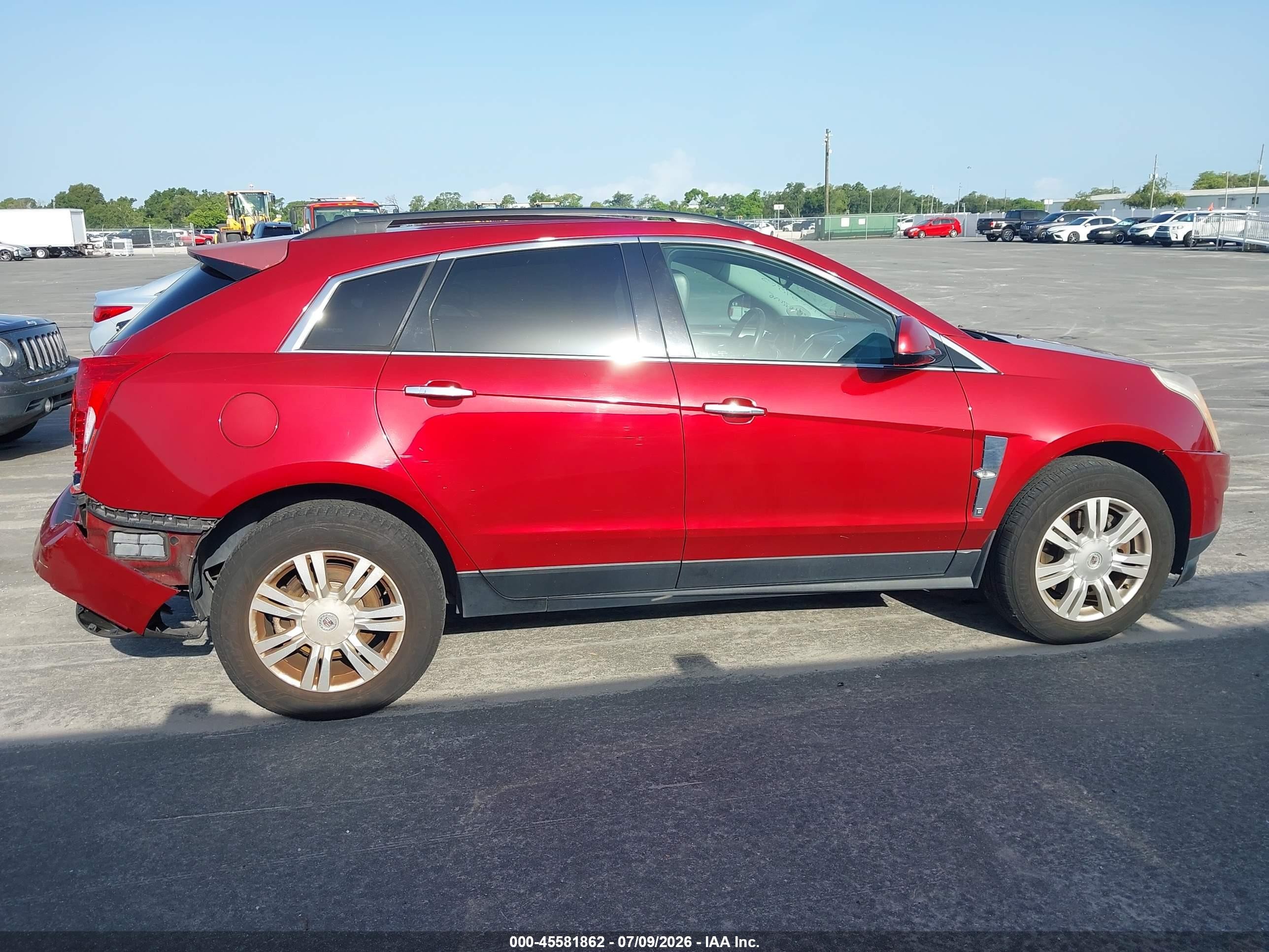 2012 Cadillac Srx Standard Red vin: 3GYFNGE31CS530301