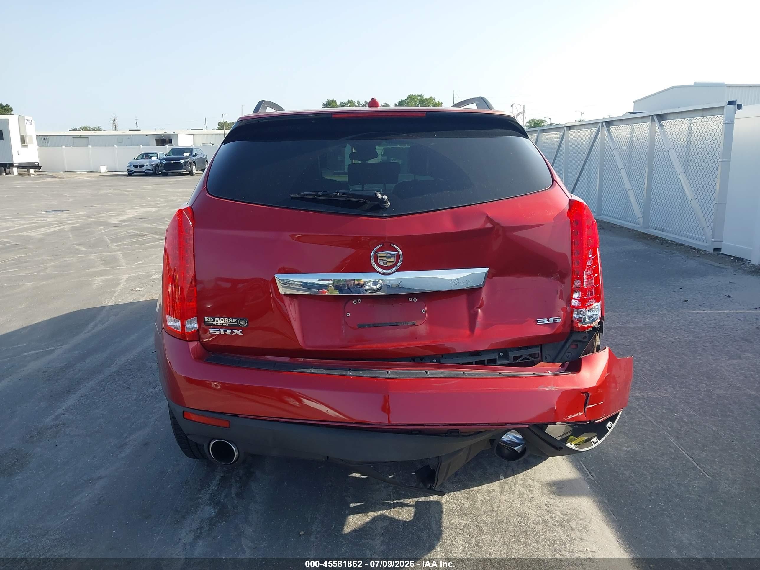 2012 Cadillac Srx Standard Red vin: 3GYFNGE31CS530301