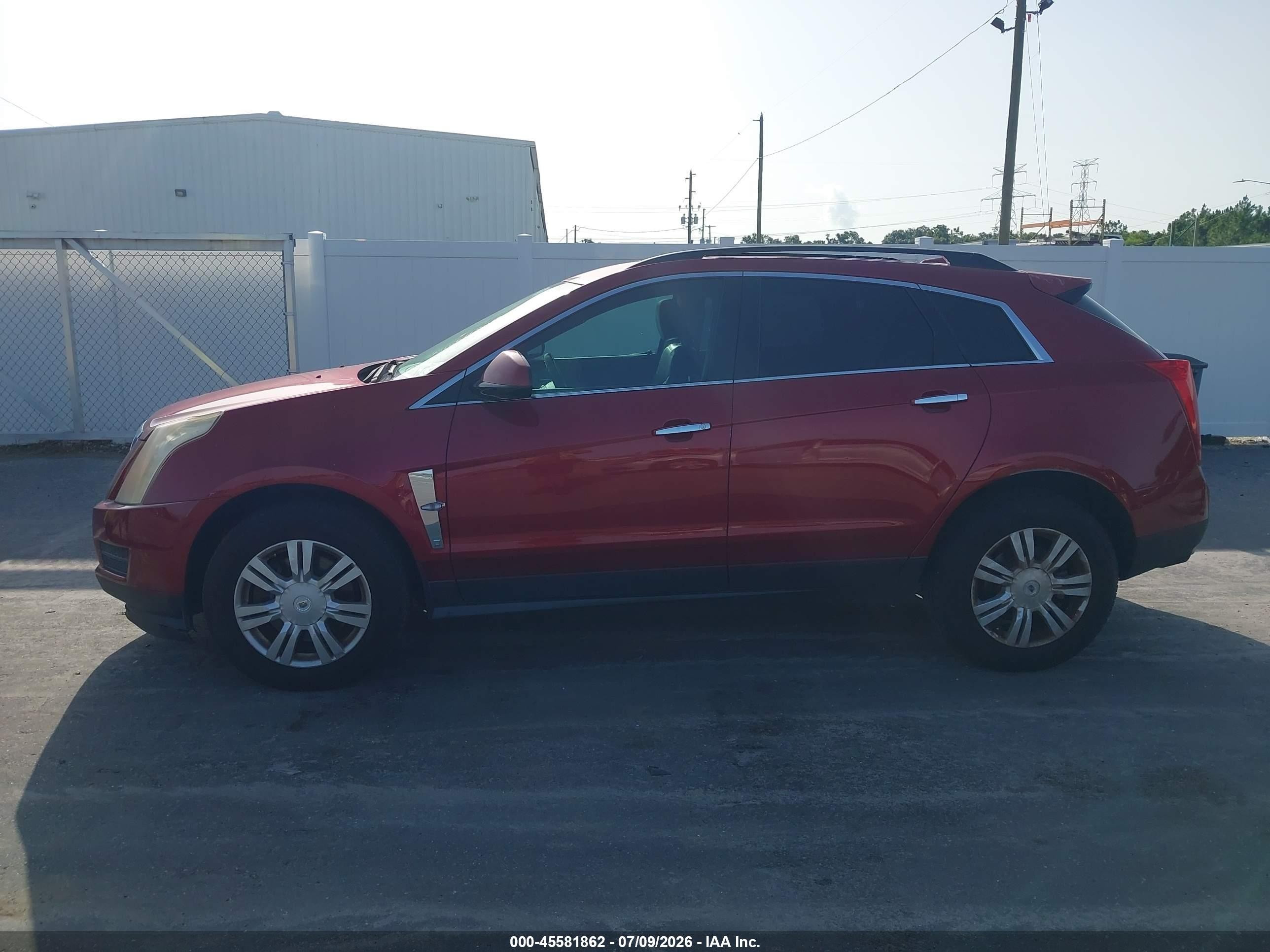 2012 Cadillac Srx Standard Red vin: 3GYFNGE31CS530301