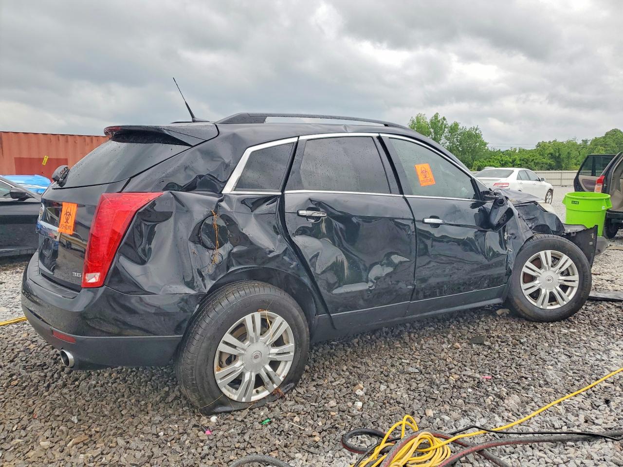 2012 Cadillac Srx Black vin: 3GYFNGE31CS627787