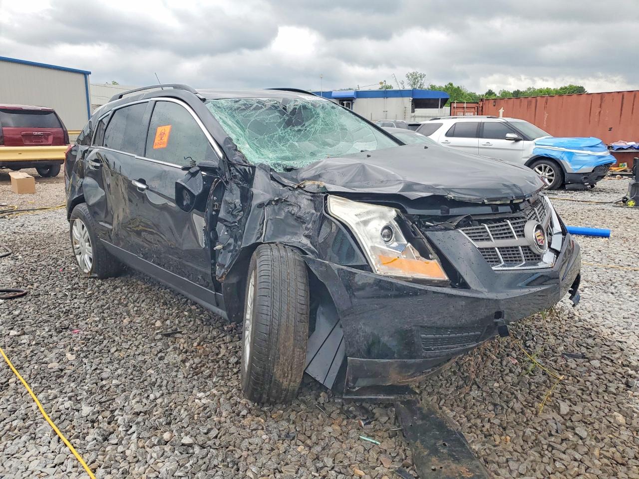 2012 Cadillac Srx Black vin: 3GYFNGE31CS627787