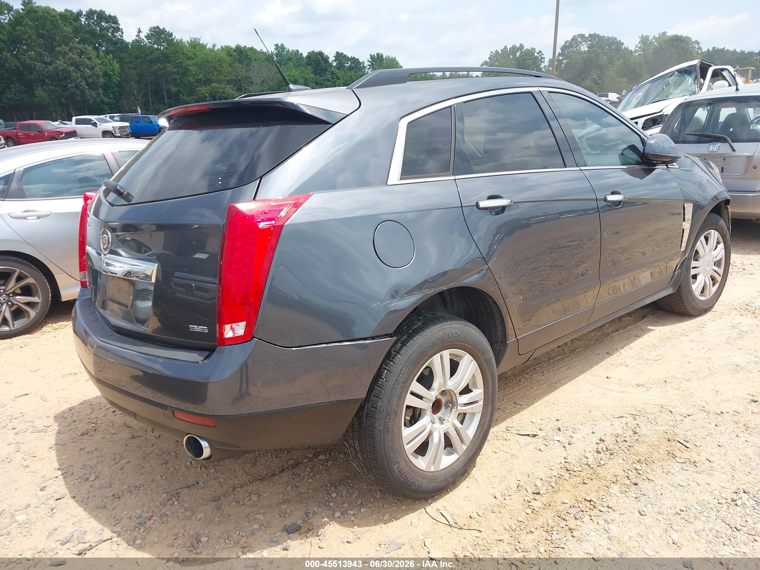 2012 Cadillac Srx Standard Серый vin: 3GYFNGE31CS642791