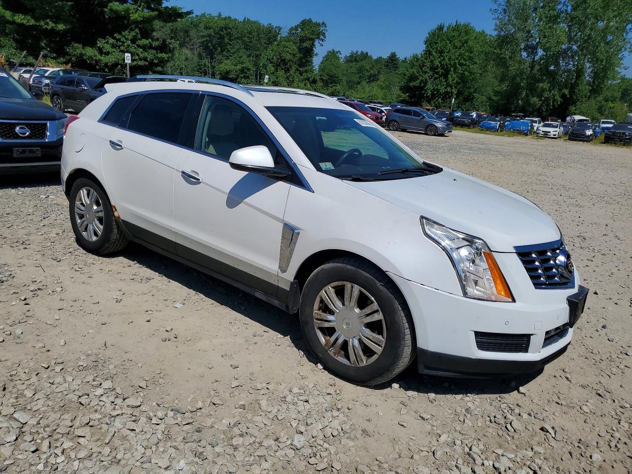 2013 Cadillac Srx Luxury Collection White vin: 3GYFNGE31DS646616