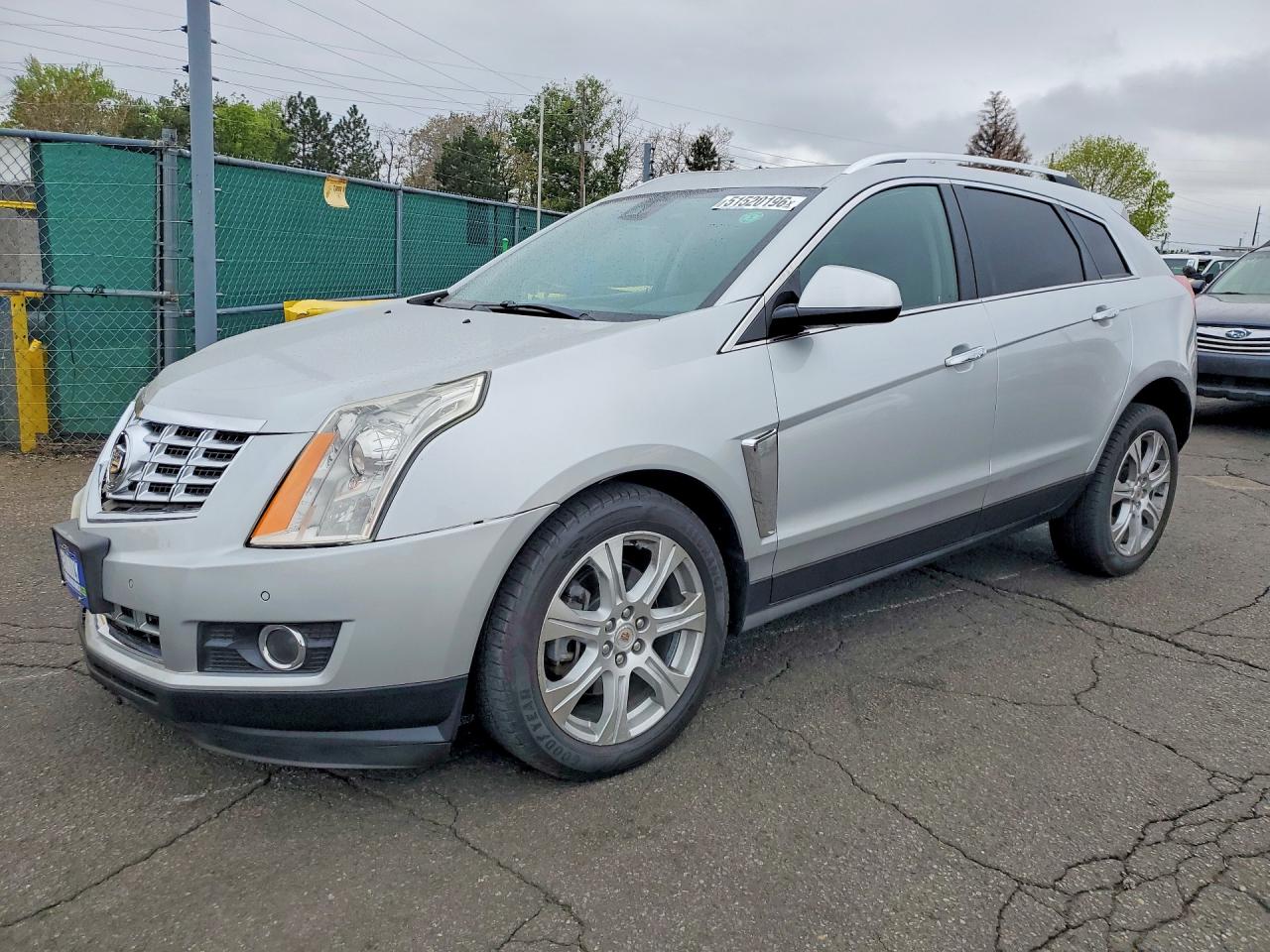 2015 Cadillac Srx Premium Collection Silver vin: 3GYFNGE31FS593905