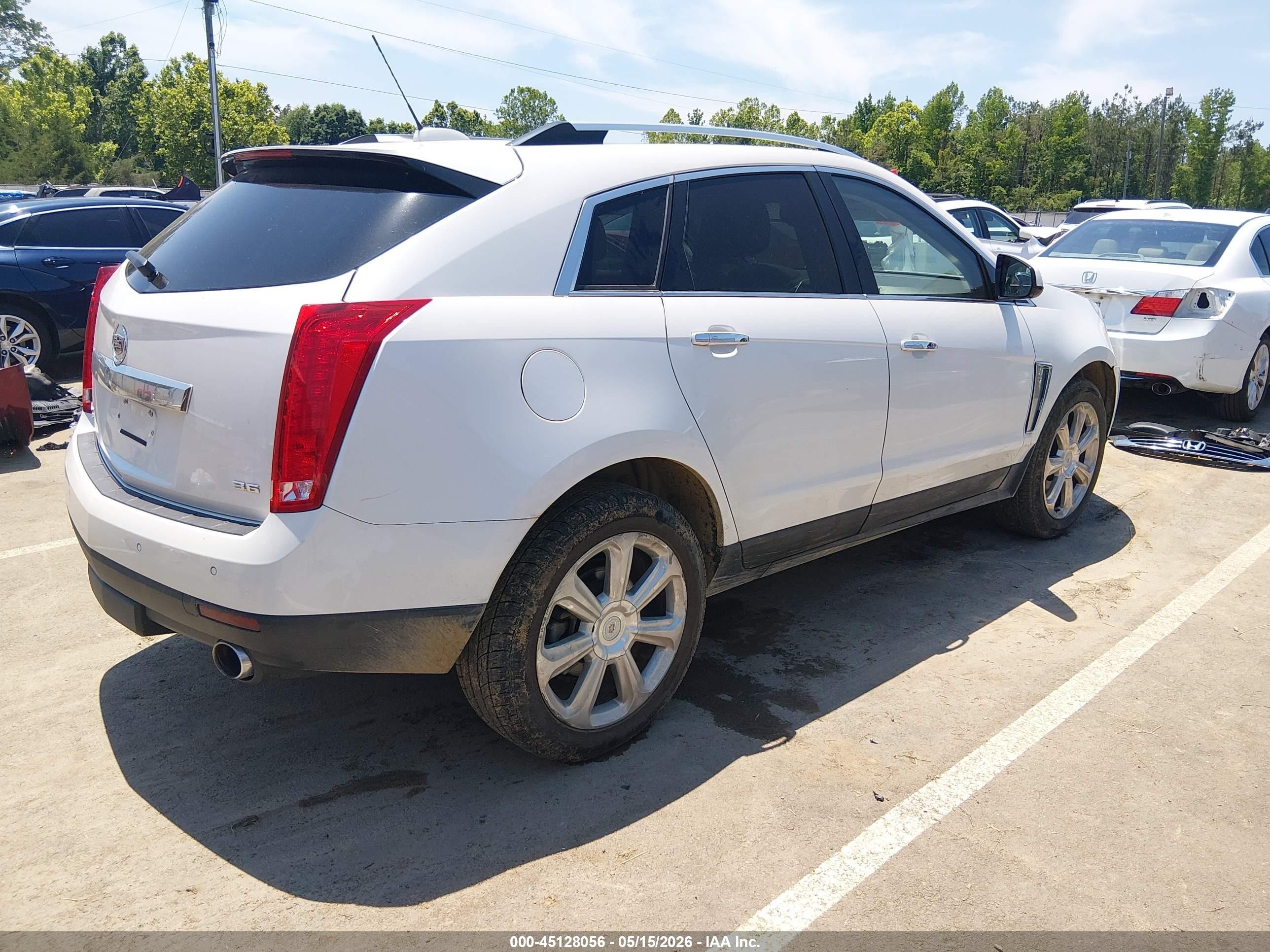 2015 Cadillac Srx Premium Collection White vin: 3GYFNGE31FS614932