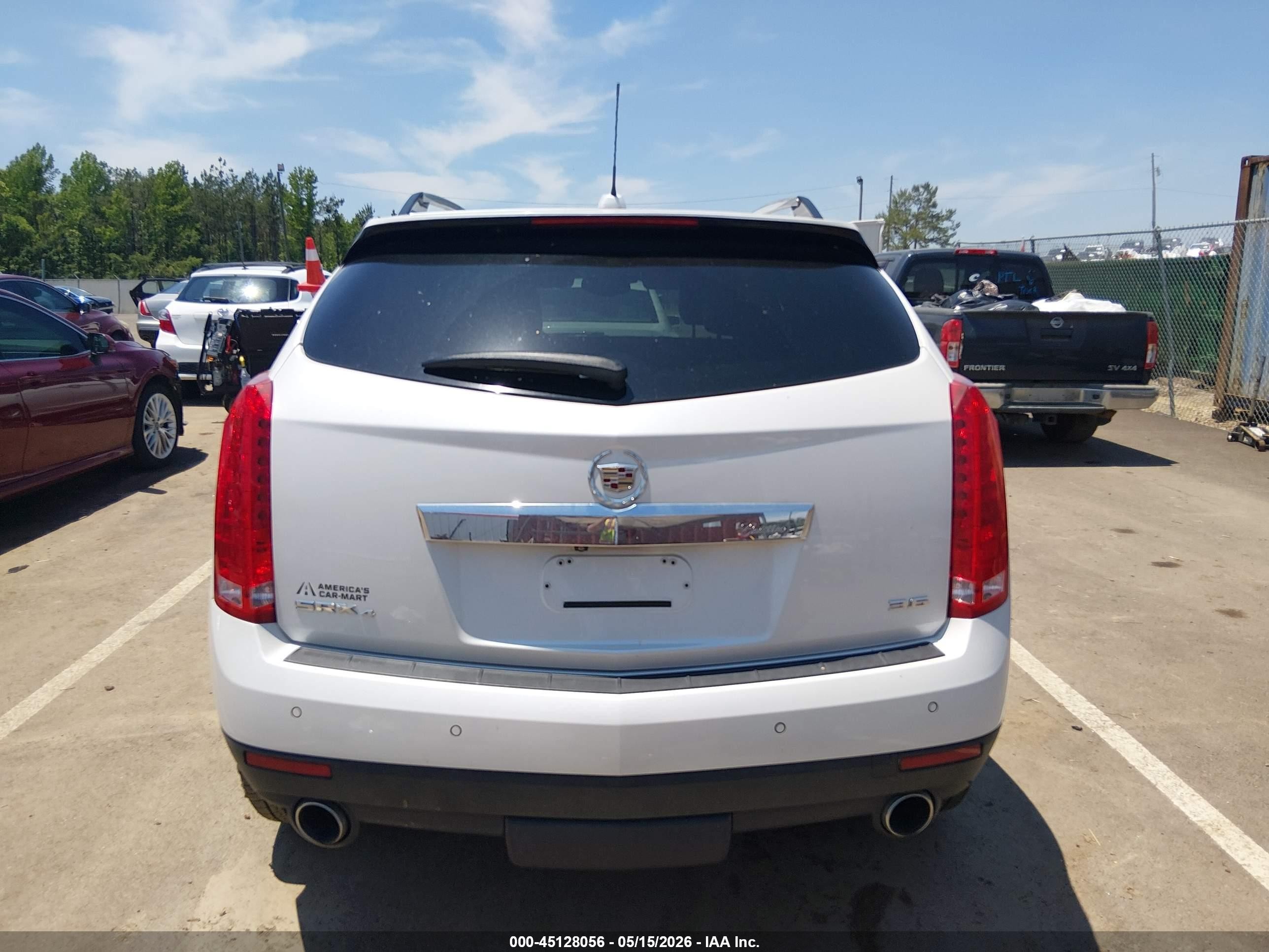 2015 Cadillac Srx Premium Collection White vin: 3GYFNGE31FS614932