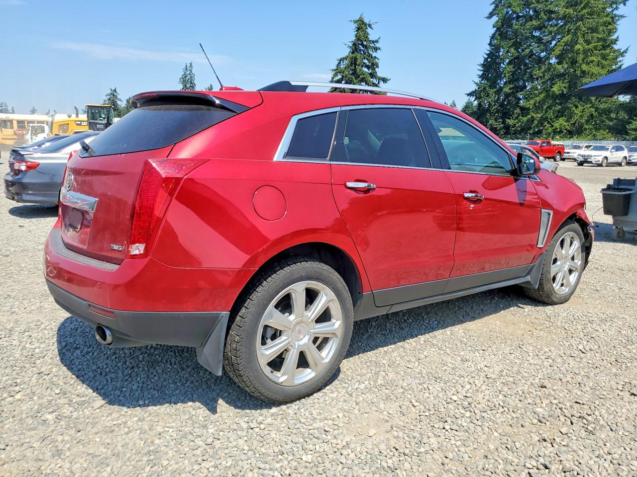 2015 Cadillac Srx Premium Collection Red vin: 3GYFNGE31FS628040