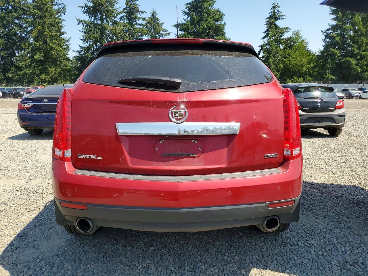 2015 Cadillac Srx Premium Collection Red vin: 3GYFNGE31FS628040