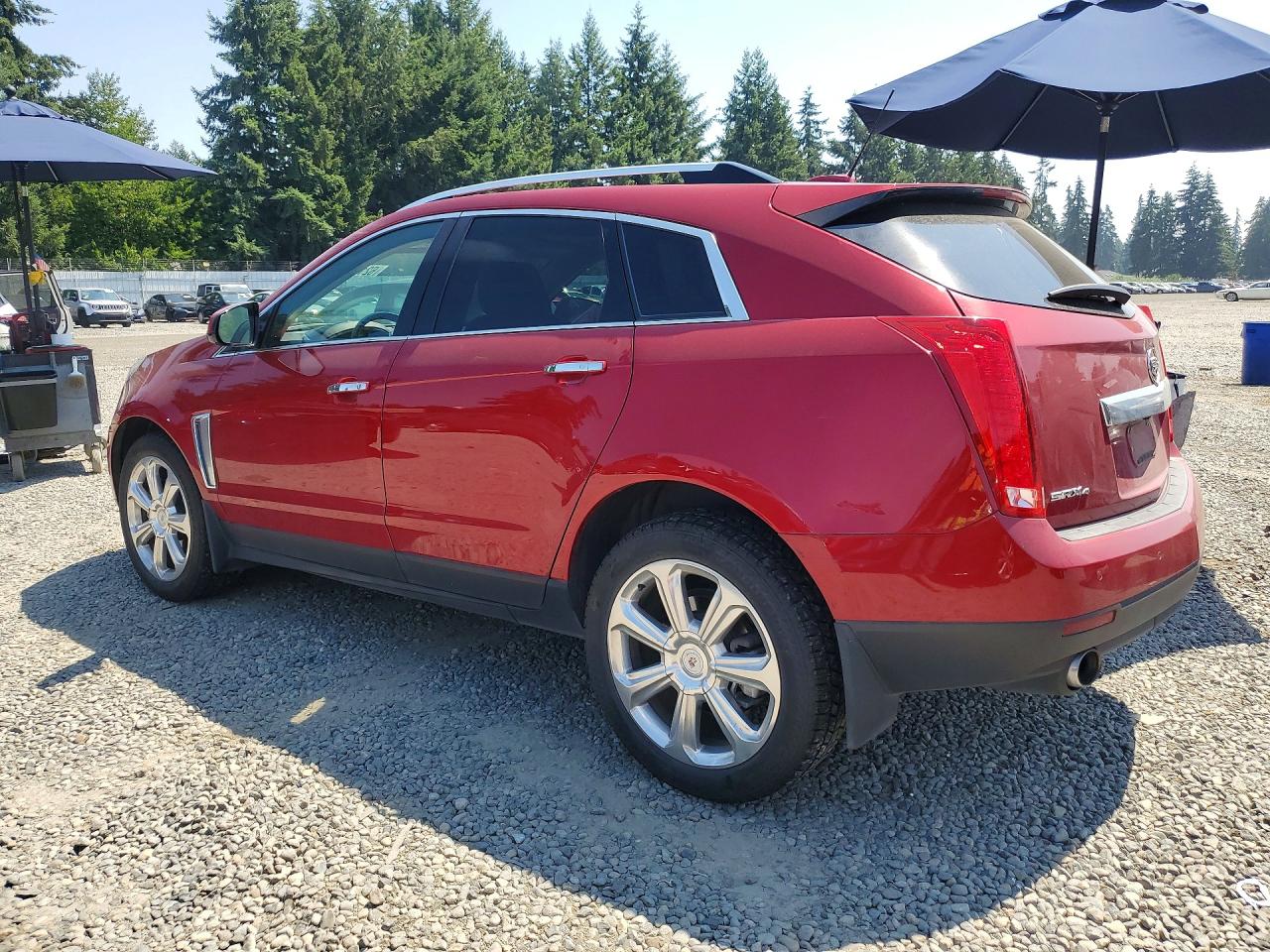 2015 Cadillac Srx Premium Collection Red vin: 3GYFNGE31FS628040
