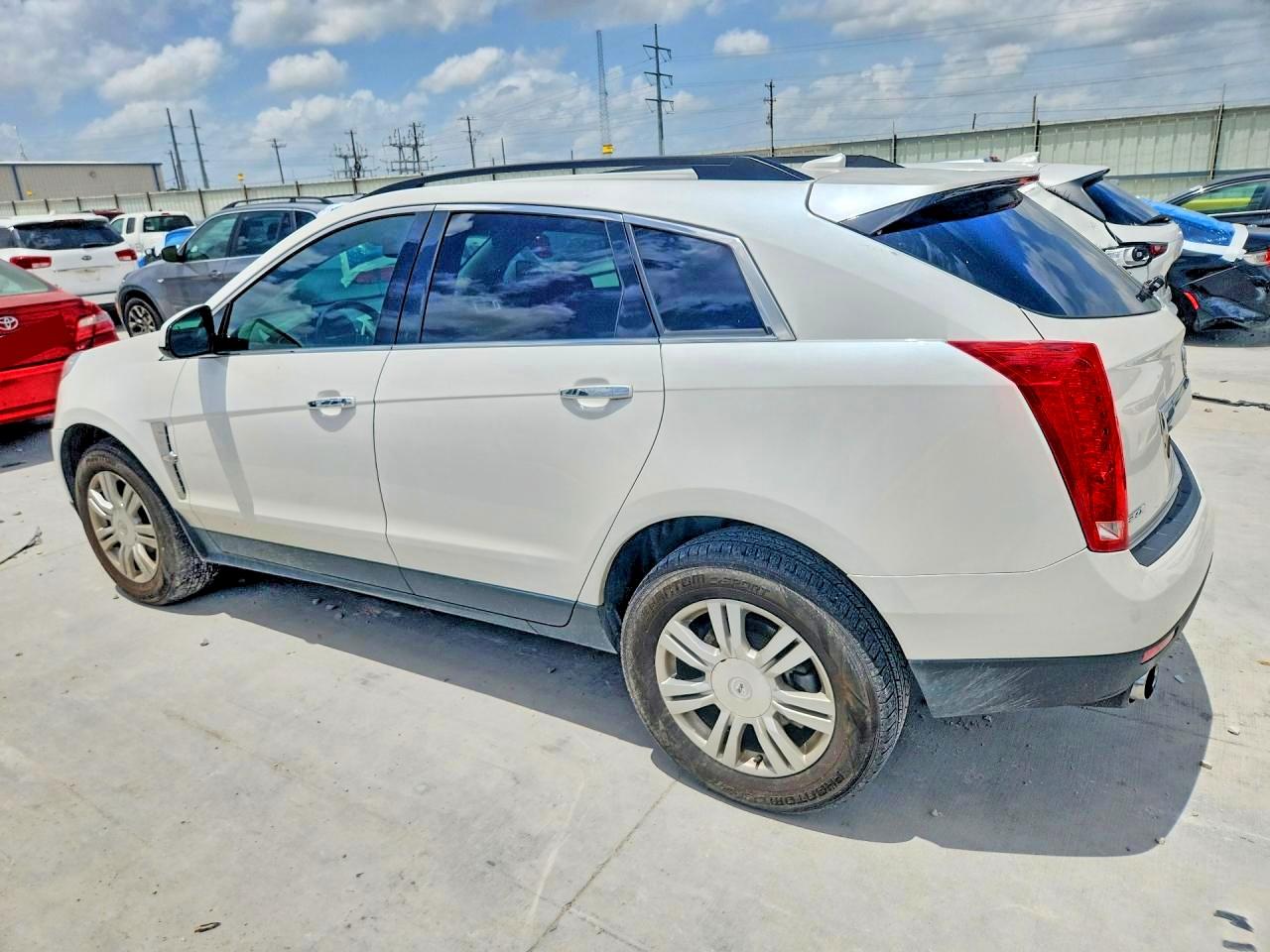 2012 Cadillac Srx White vin: 3GYFNGE32CS526726