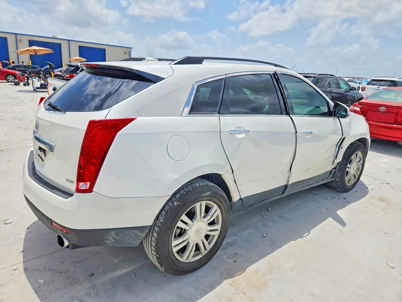 2012 Cadillac Srx White vin: 3GYFNGE32CS526726
