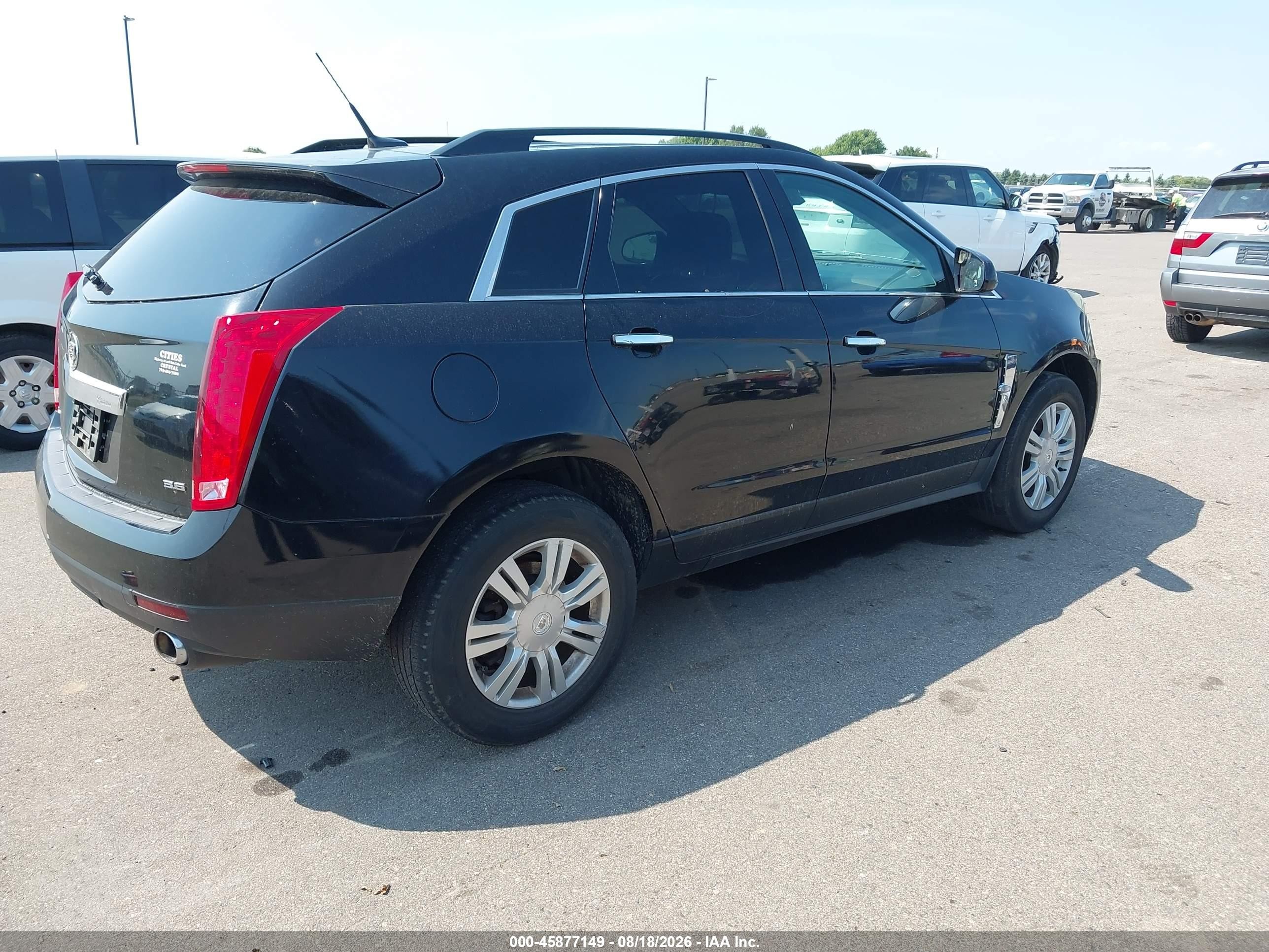 2012 Cadillac Srx Standard Black vin: 3GYFNGE32CS640337
