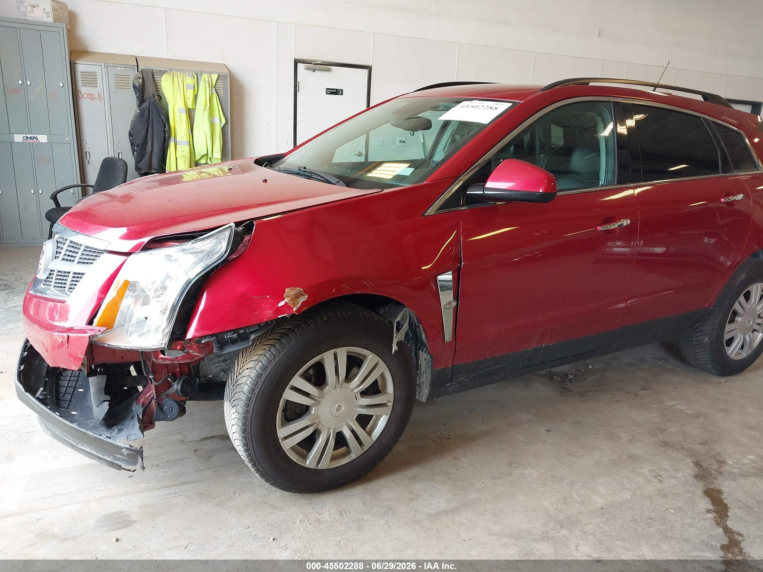 2012 Cadillac Srx Standard Red vin: 3GYFNGE32CS642007