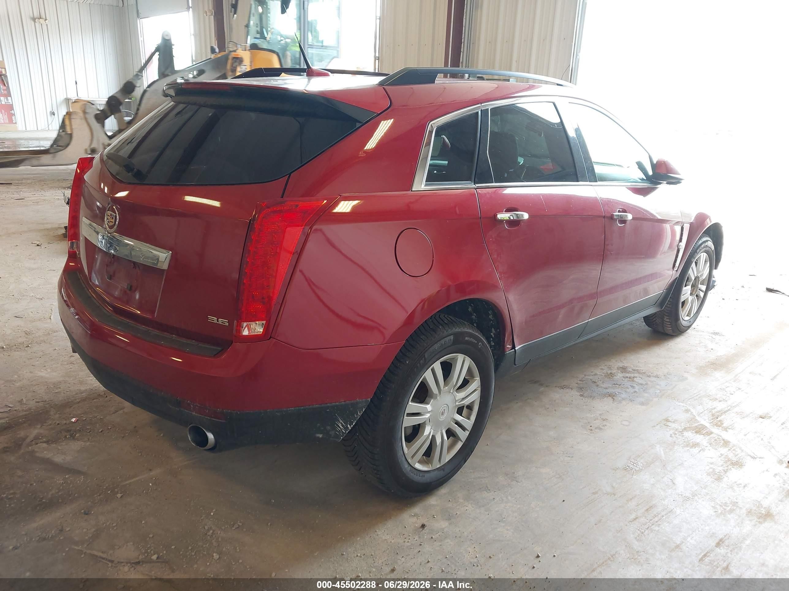 2012 Cadillac Srx Standard Red vin: 3GYFNGE32CS642007
