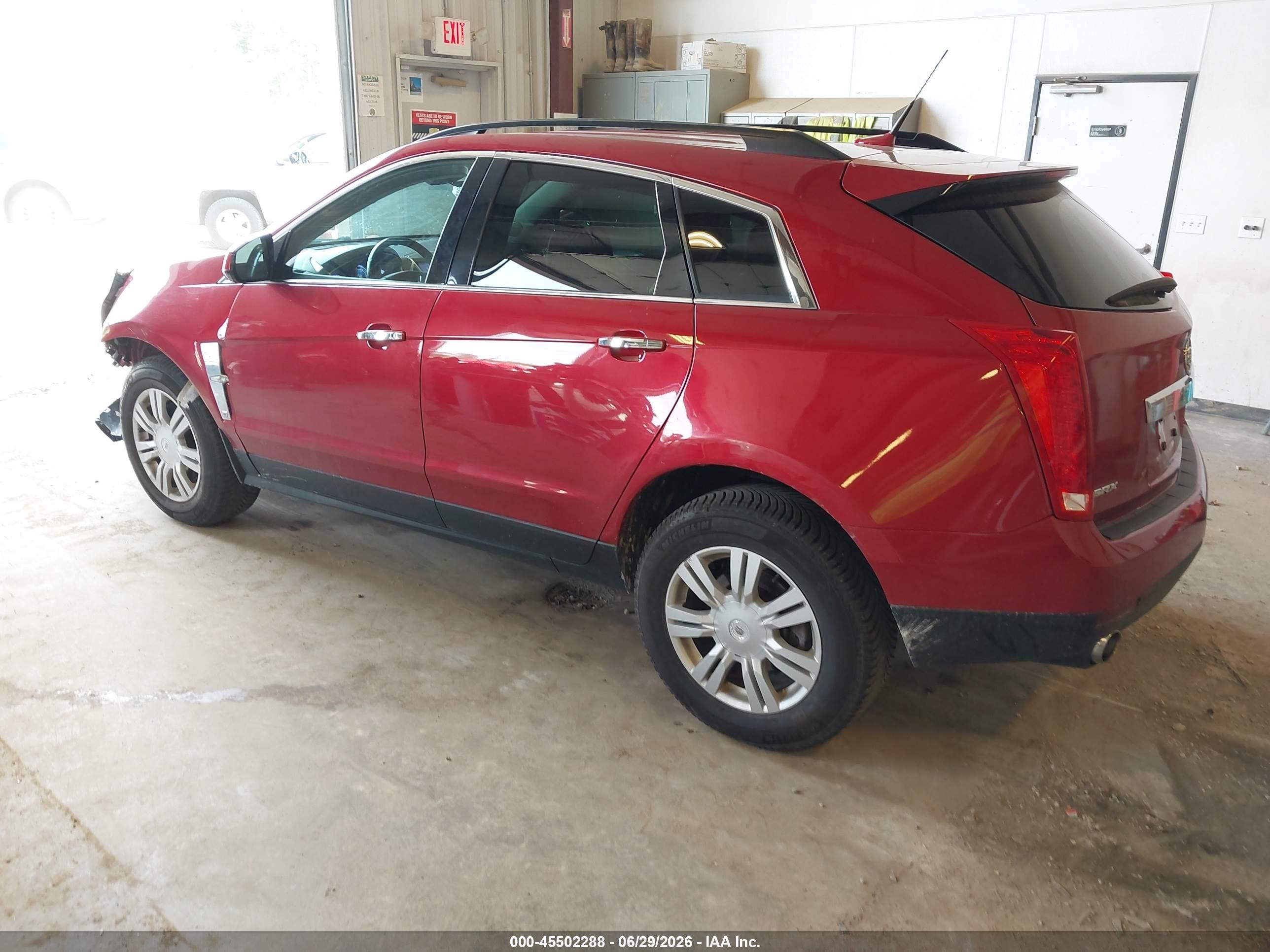 2012 Cadillac Srx Standard Red vin: 3GYFNGE32CS642007