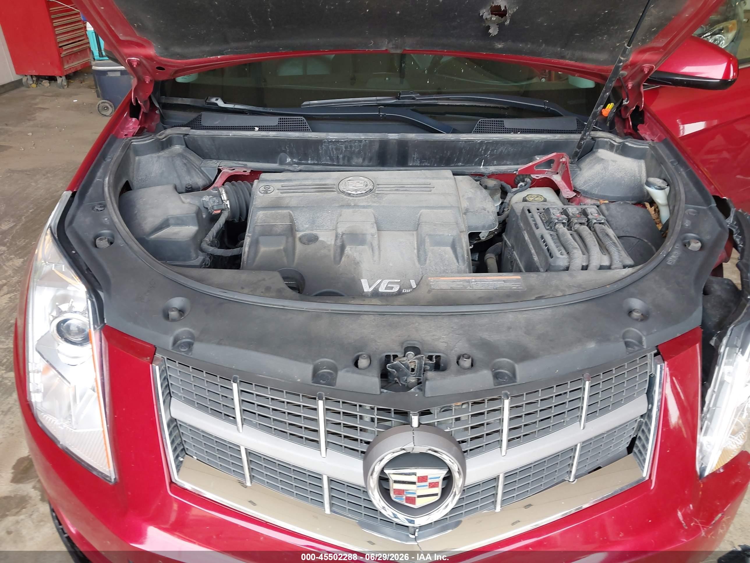 2012 Cadillac Srx Standard Red vin: 3GYFNGE32CS642007
