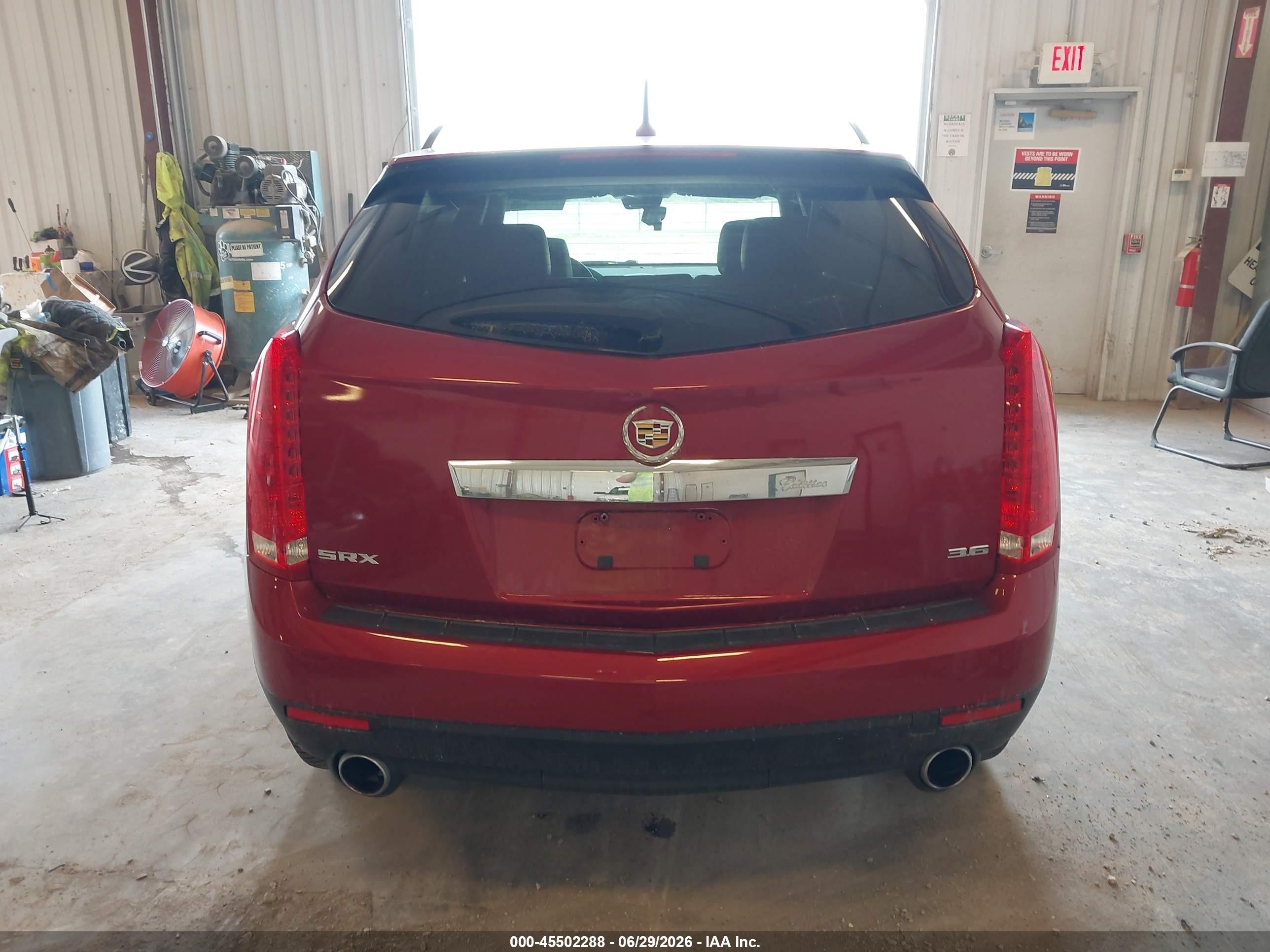 2012 Cadillac Srx Standard Red vin: 3GYFNGE32CS642007
