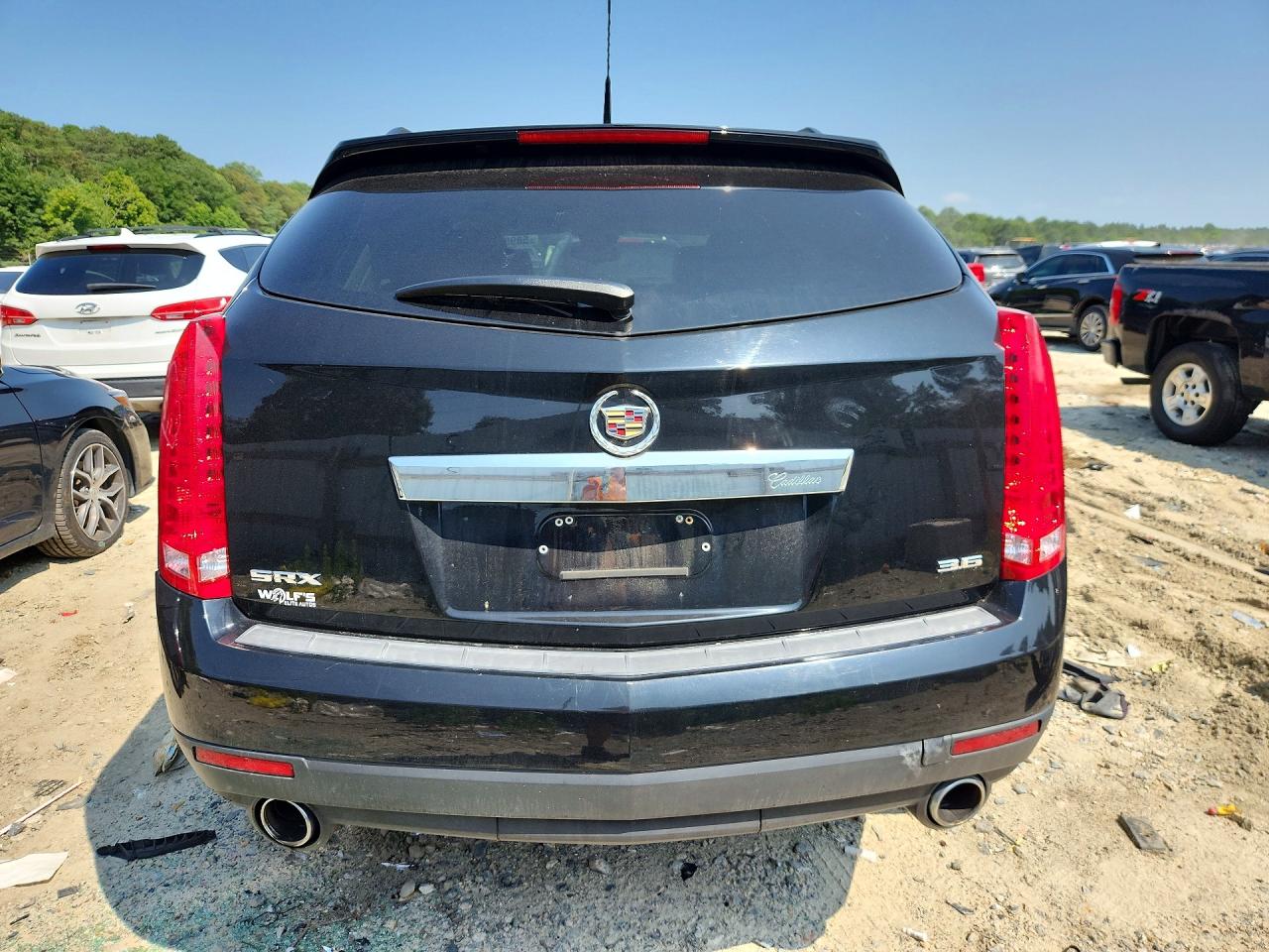 2012 Cadillac Srx Черный vin: 3GYFNGE32CS658725