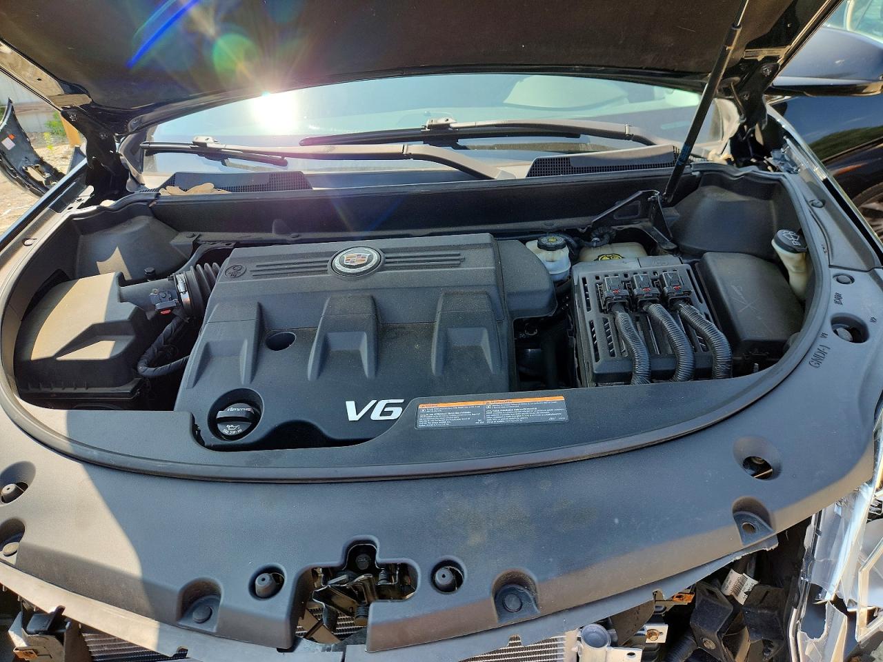 2012 Cadillac Srx Черный vin: 3GYFNGE32CS658725