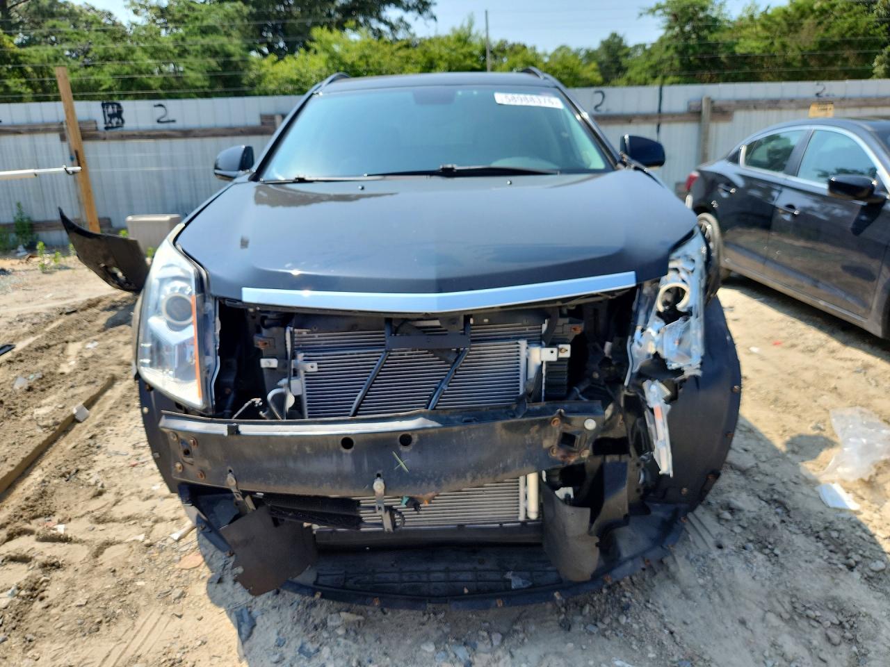 2012 Cadillac Srx Черный vin: 3GYFNGE32CS658725