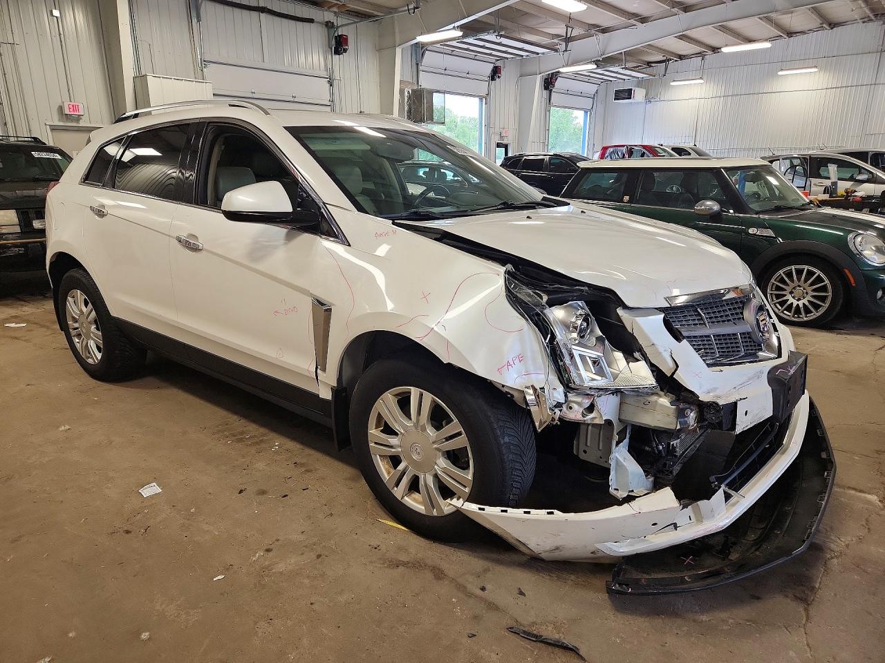 2013 Cadillac Srx Luxury Collection White vin: 3GYFNGE32DS638377