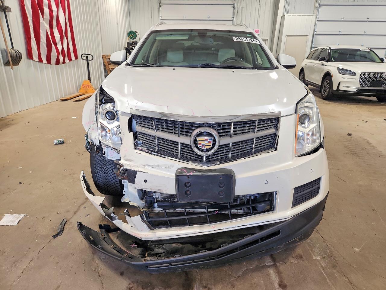 2013 Cadillac Srx Luxury Collection White vin: 3GYFNGE32DS638377