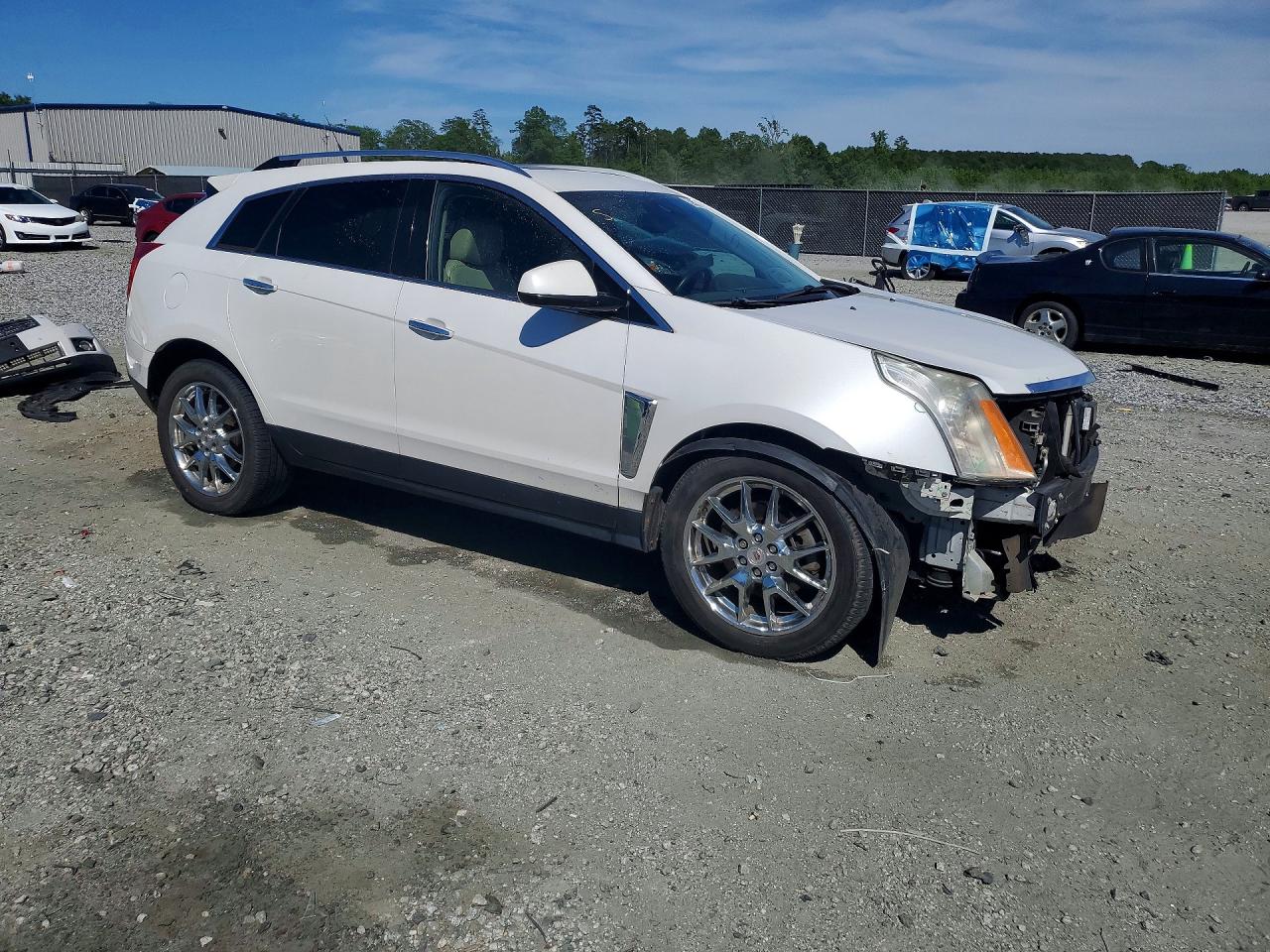2014 Cadillac Srx Premium Collection Белый vin: 3GYFNGE32ES611178