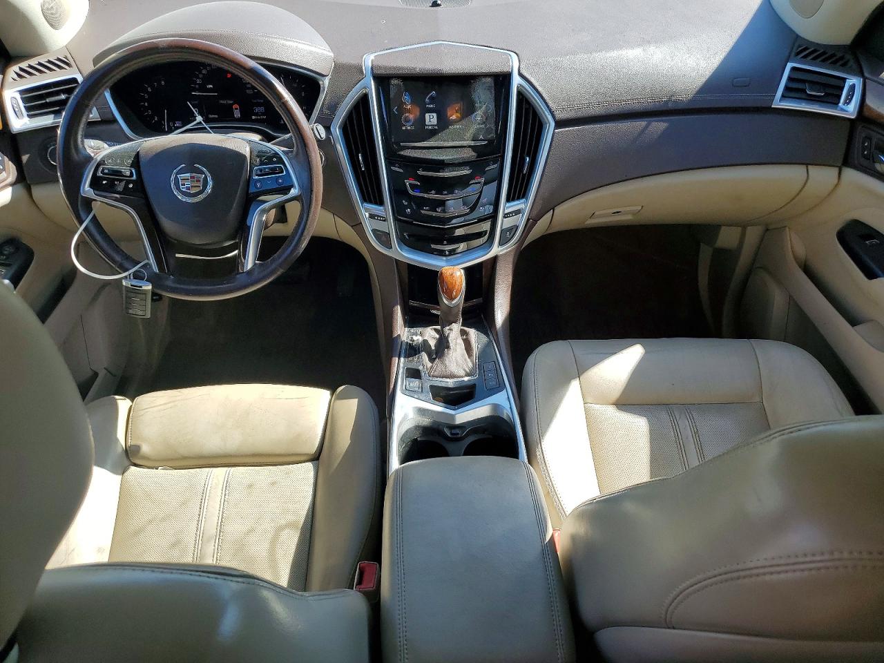 2014 Cadillac Srx Premium Collection Белый vin: 3GYFNGE32ES611178