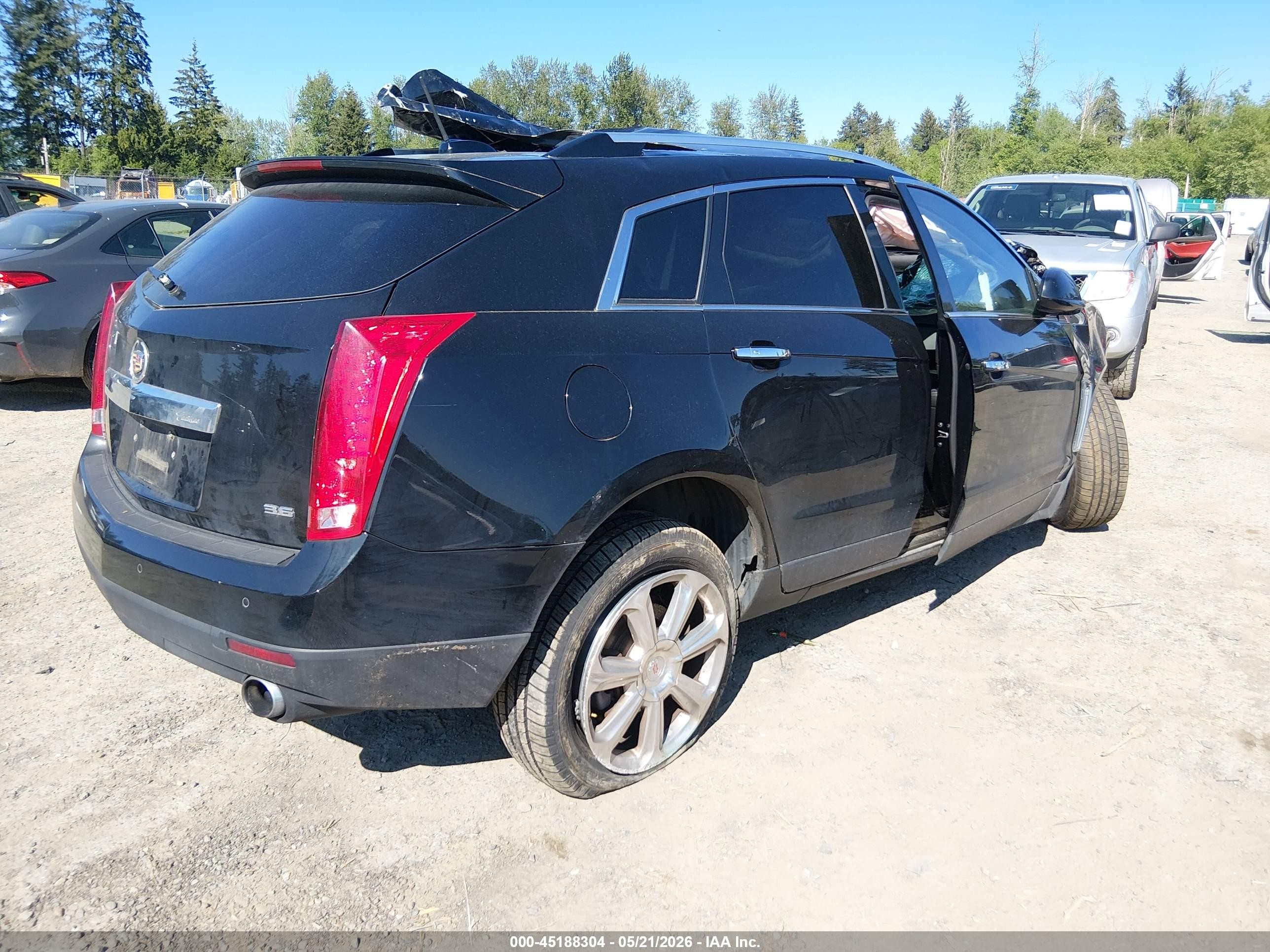 2015 Cadillac Srx Premium Collection Black vin: 3GYFNGE32FS520123