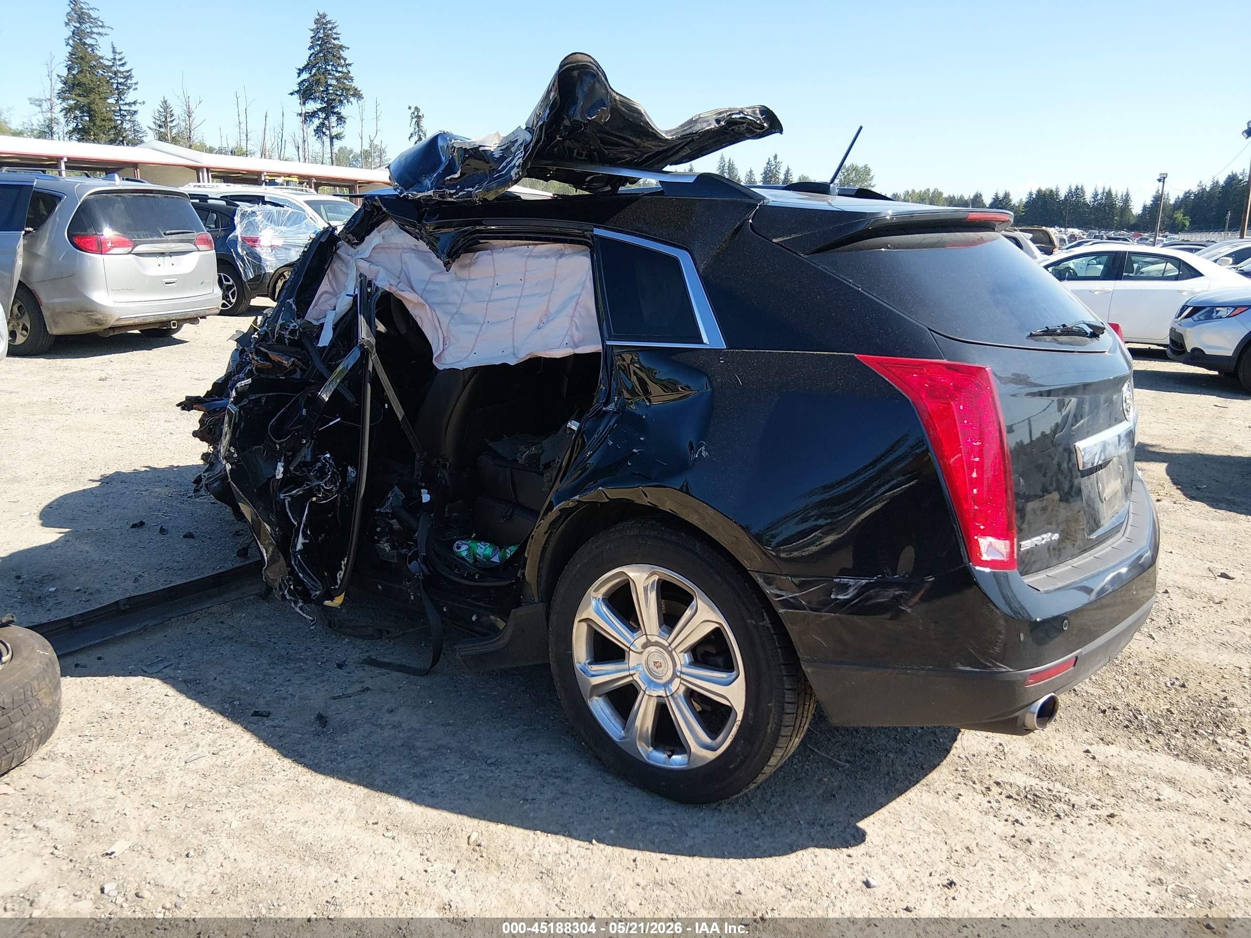 2015 Cadillac Srx Premium Collection Black vin: 3GYFNGE32FS520123