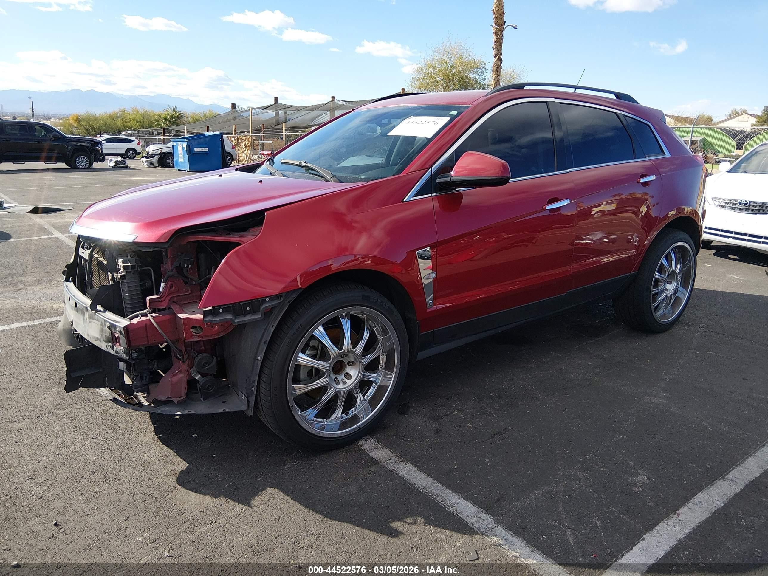 2012 Cadillac Srx Standard Red vin: 3GYFNGE33CS520238