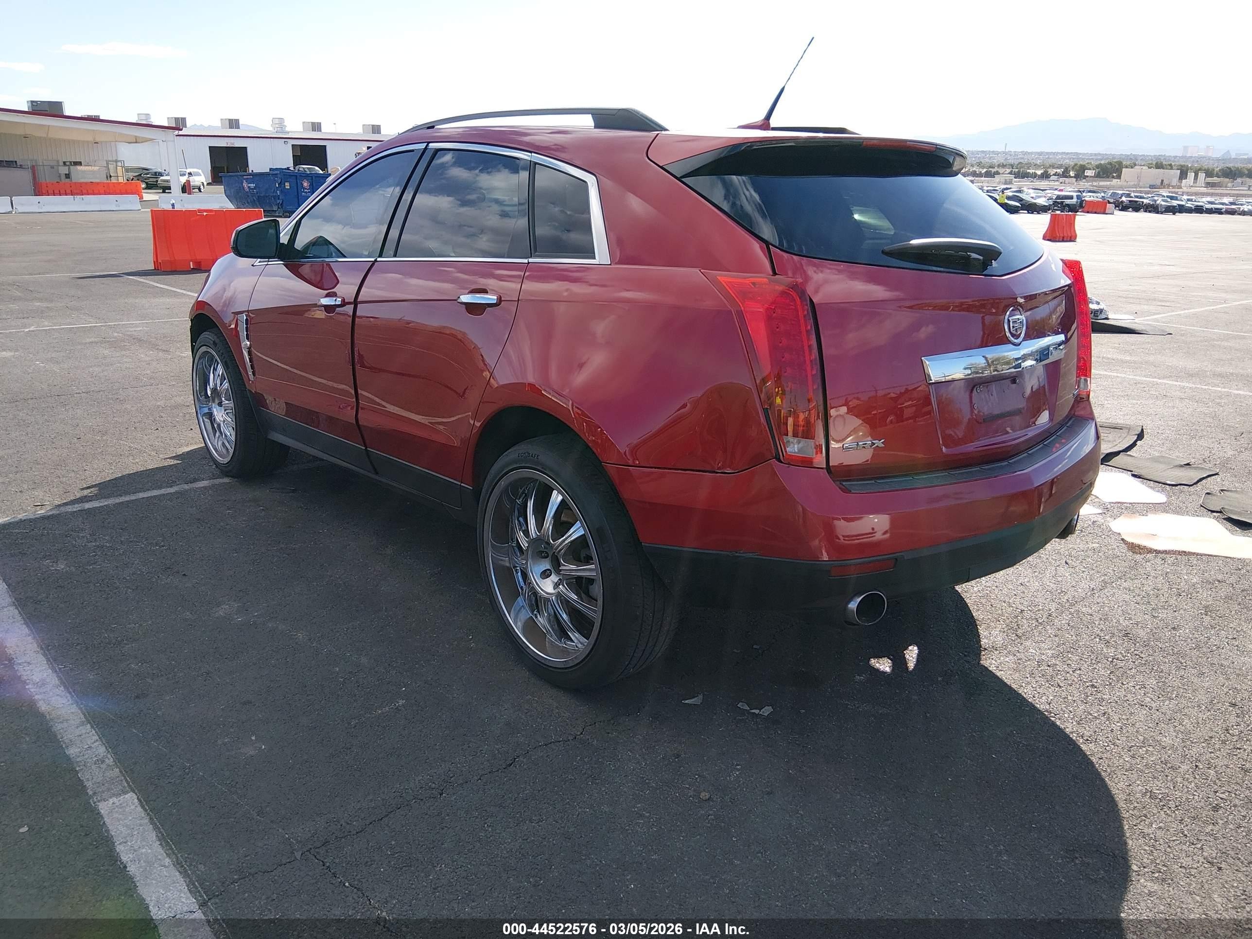 2012 Cadillac Srx Standard Red vin: 3GYFNGE33CS520238