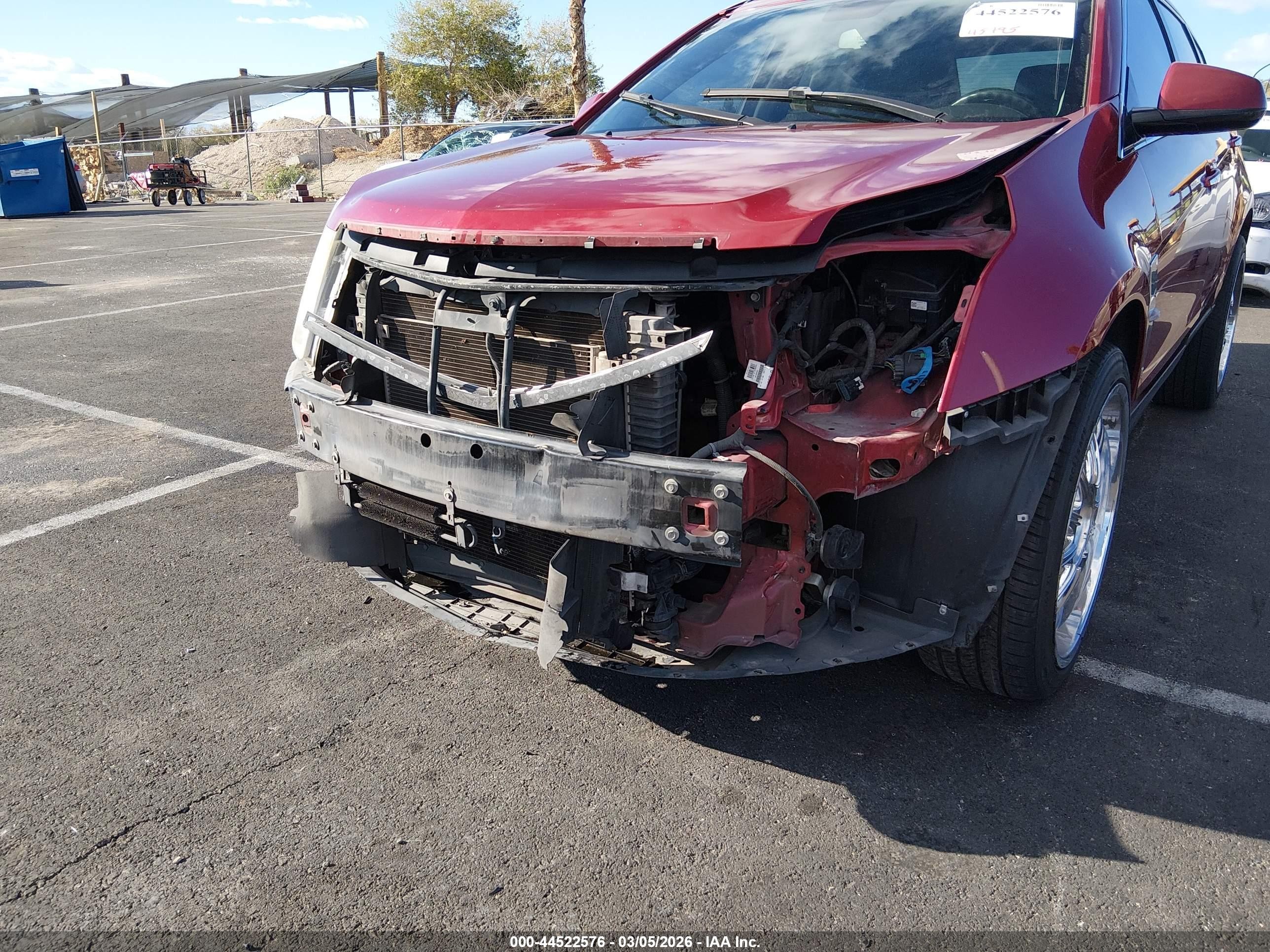 2012 Cadillac Srx Standard Red vin: 3GYFNGE33CS520238