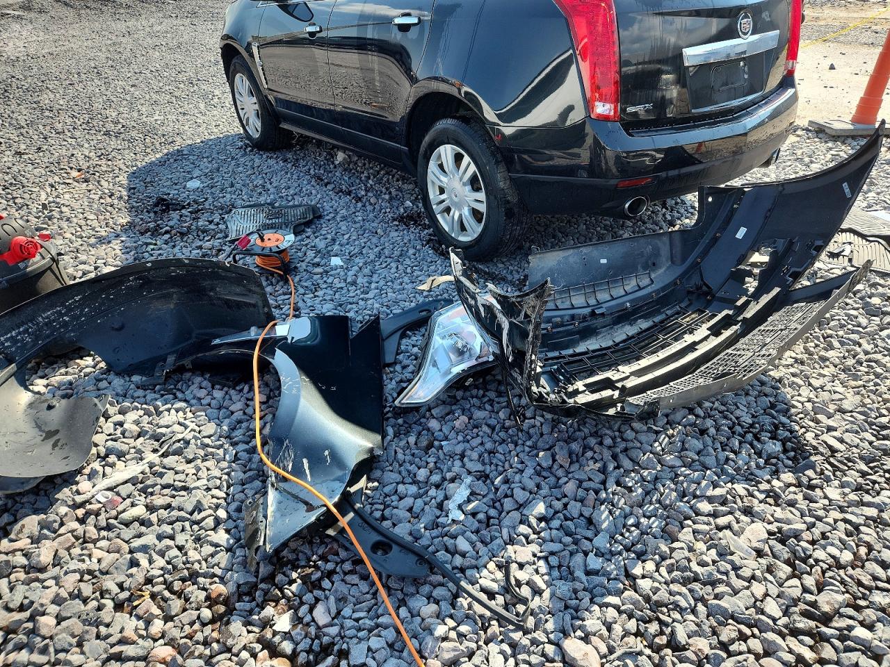 2012 Cadillac Srx Black vin: 3GYFNGE33CS541929