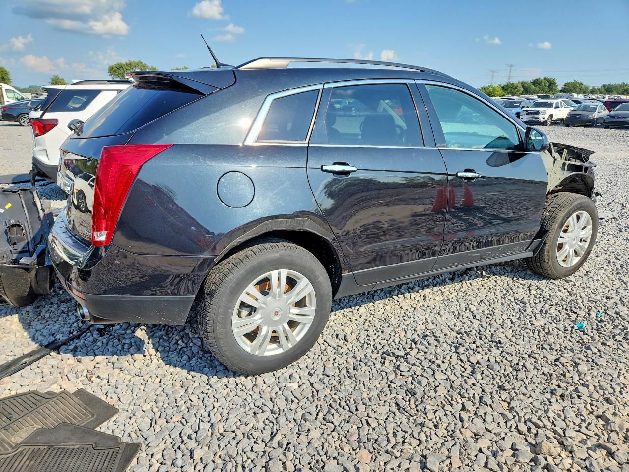 2012 Cadillac Srx Black vin: 3GYFNGE33CS541929