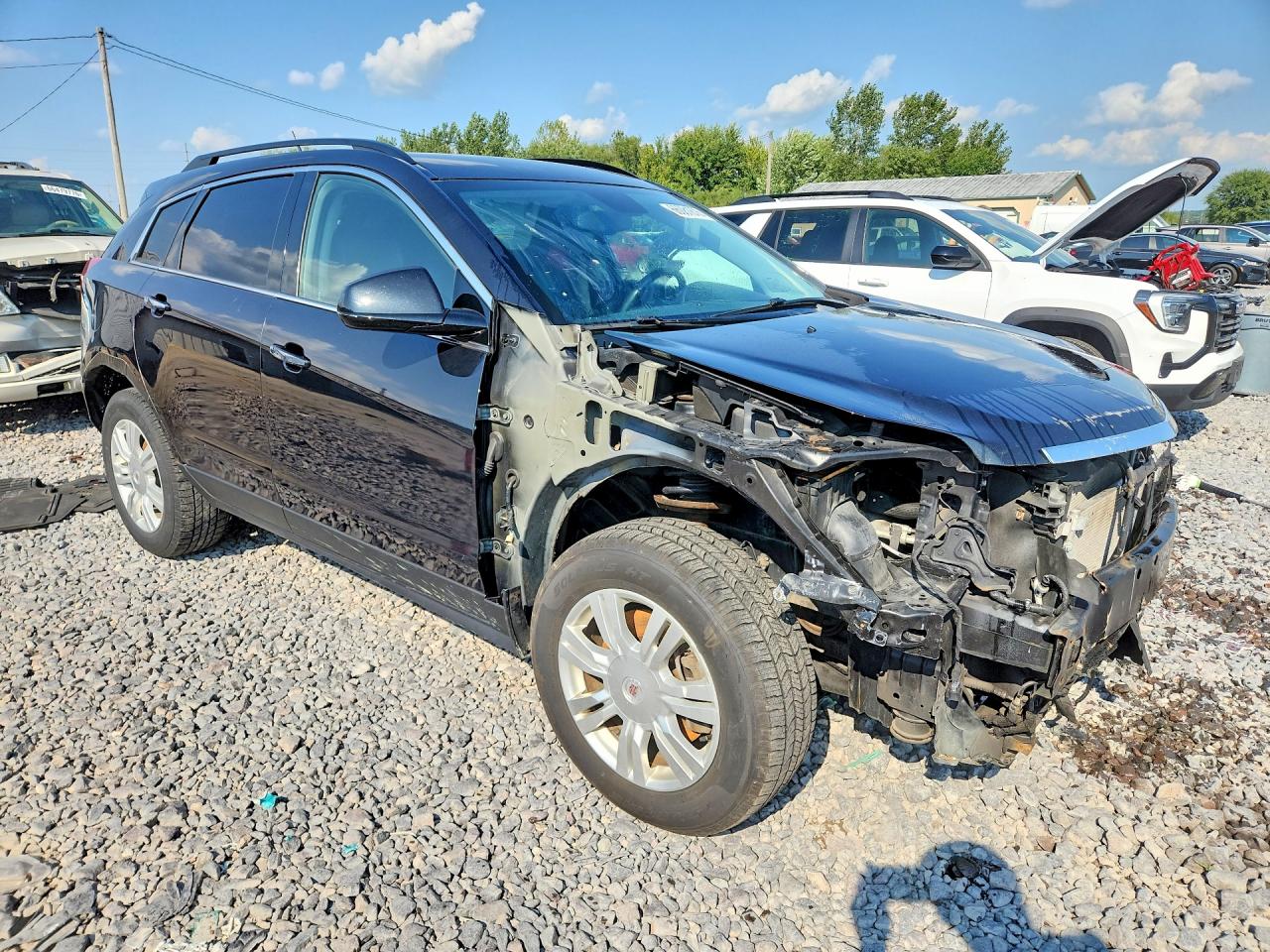 2012 Cadillac Srx Black vin: 3GYFNGE33CS541929